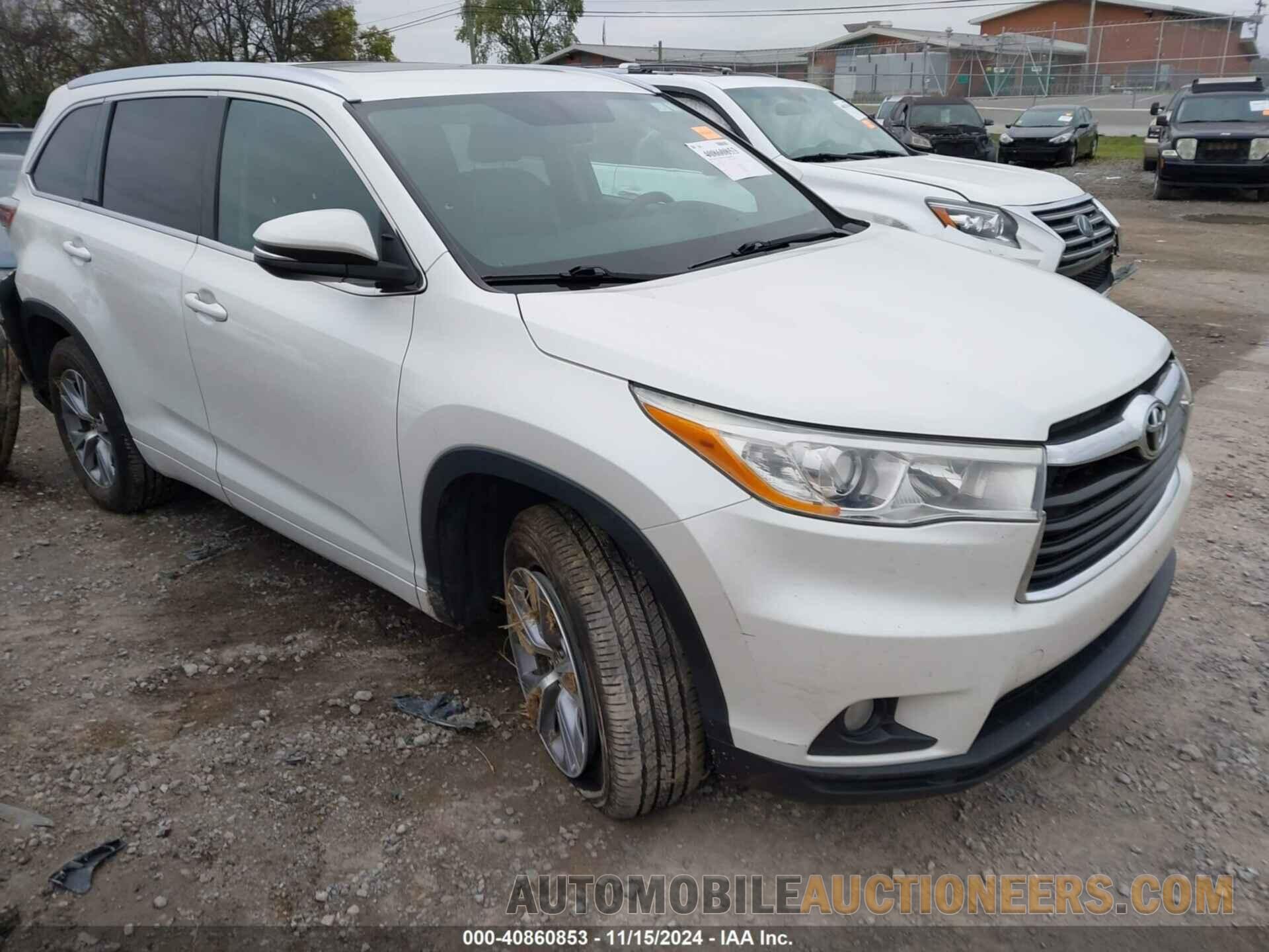 5TDKKRFH5ES032922 TOYOTA HIGHLANDER 2014