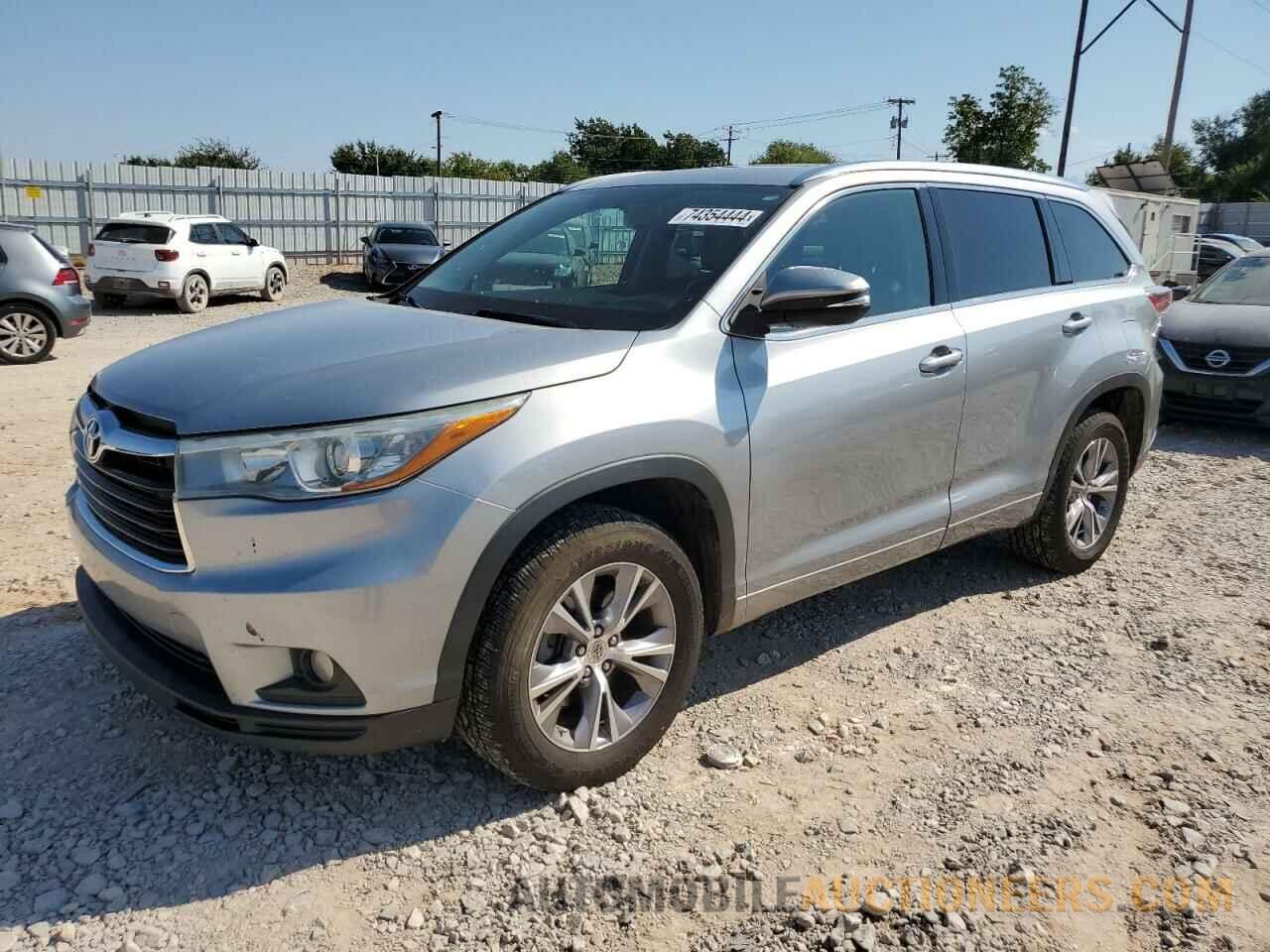 5TDKKRFH5FS053609 TOYOTA HIGHLANDER 2015