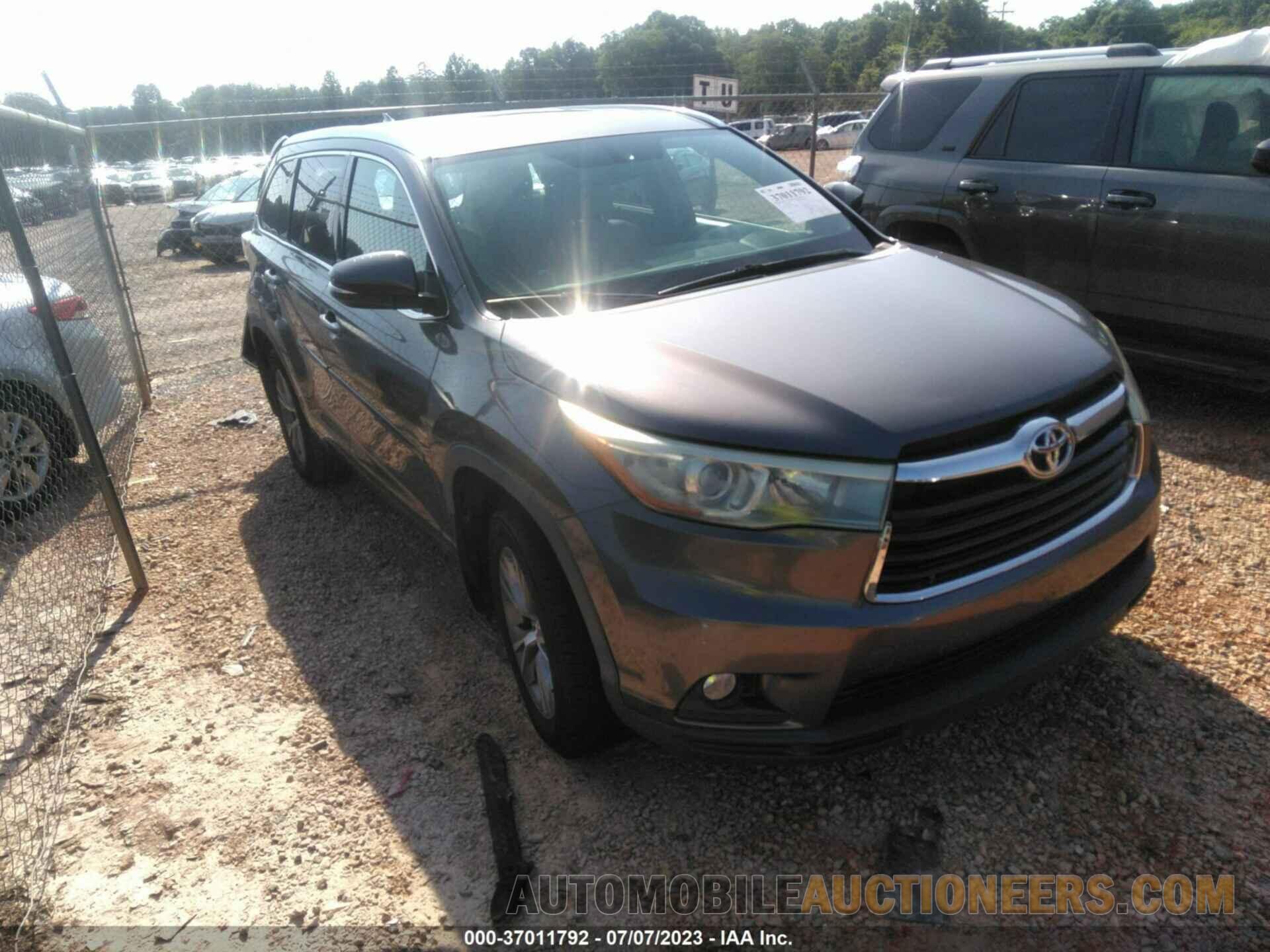 5TDKKRFH5FS073990 TOYOTA HIGHLANDER 2015