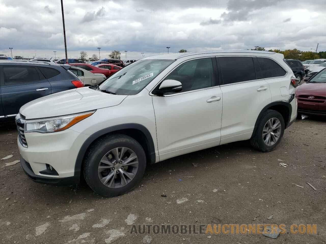 5TDKKRFH5FS079188 TOYOTA HIGHLANDER 2015