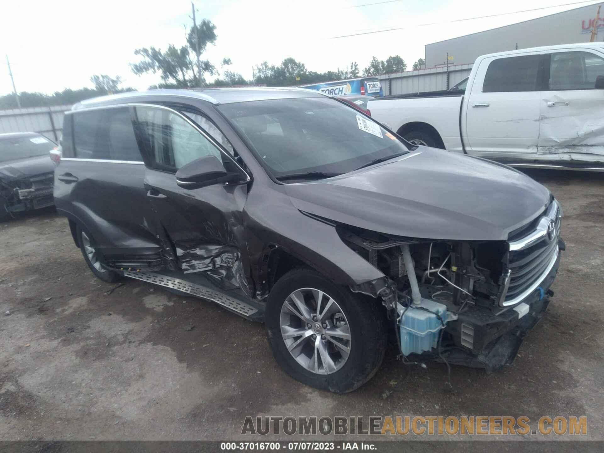 5TDKKRFH5FS083239 TOYOTA HIGHLANDER 2015