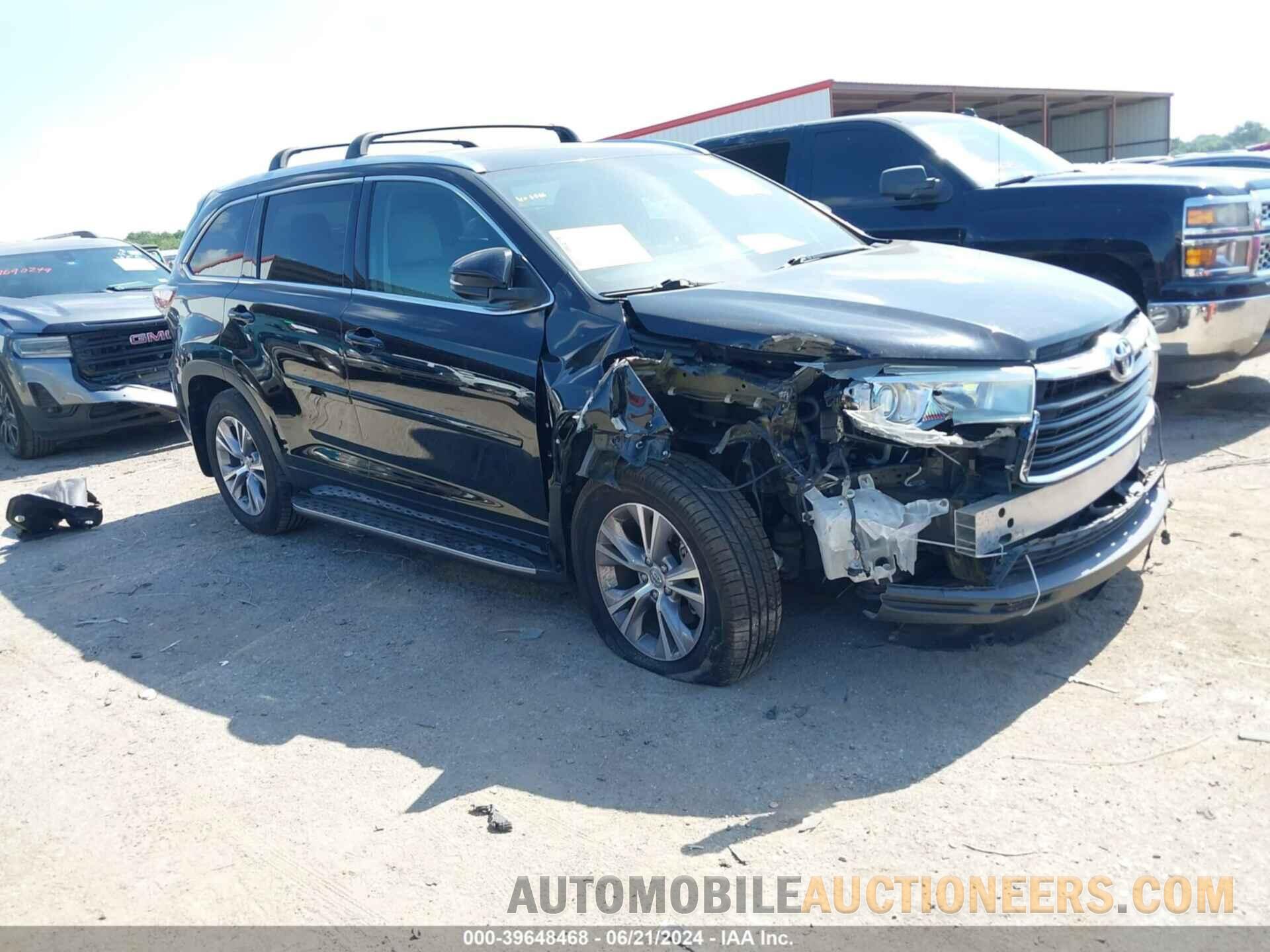 5TDKKRFH5FS118121 TOYOTA HIGHLANDER 2015