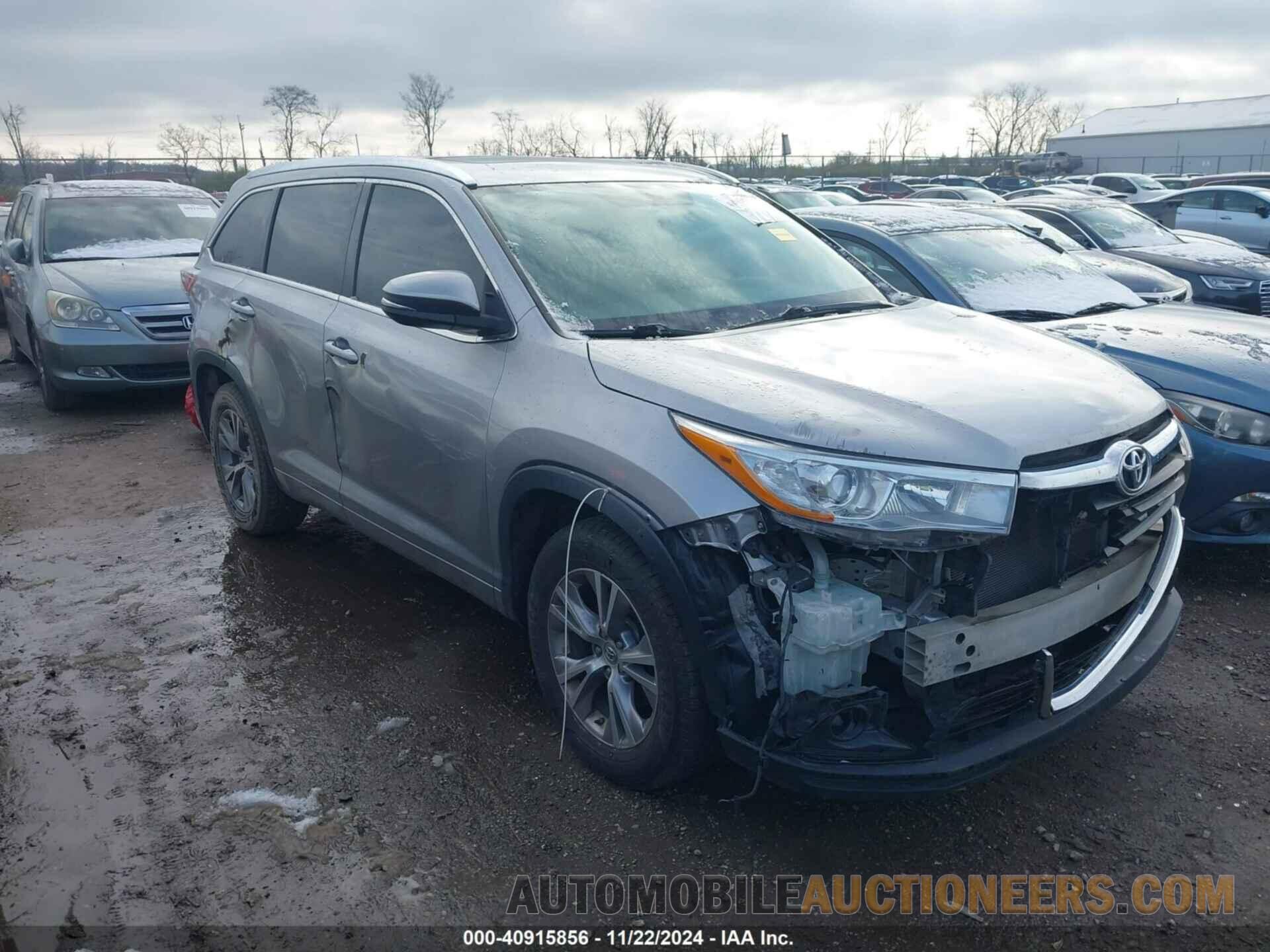 5TDKKRFH5FS120063 TOYOTA HIGHLANDER 2015