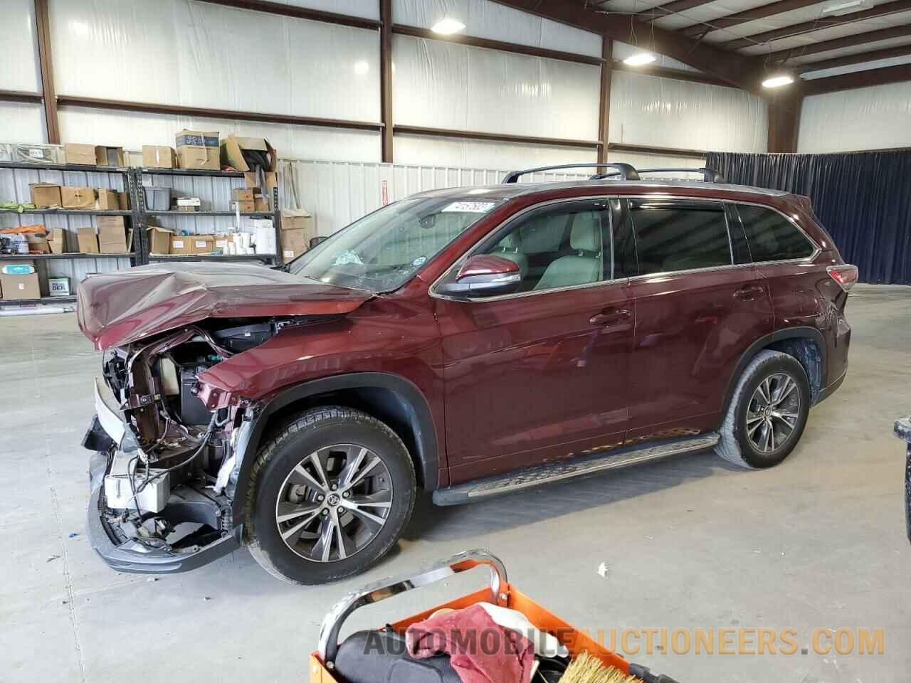 5TDKKRFH5GS130920 TOYOTA HIGHLANDER 2016