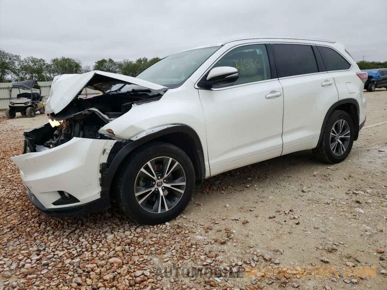 5TDKKRFH5GS140329 TOYOTA HIGHLANDER 2016