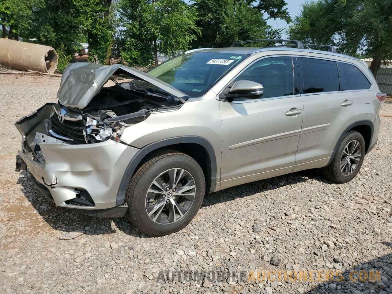 5TDKKRFH5GS146762 TOYOTA HIGHLANDER 2016