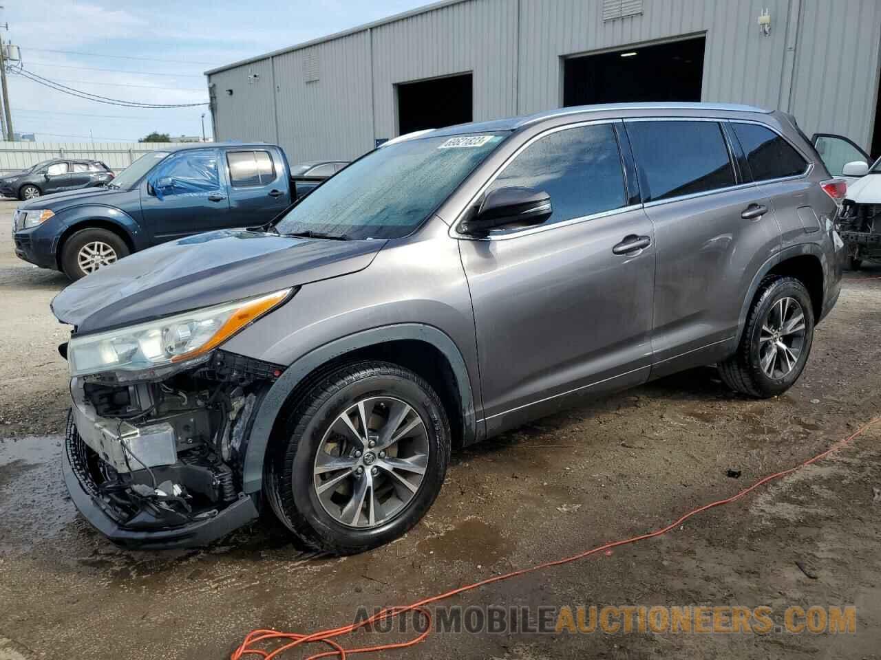 5TDKKRFH5GS500733 TOYOTA HIGHLANDER 2016