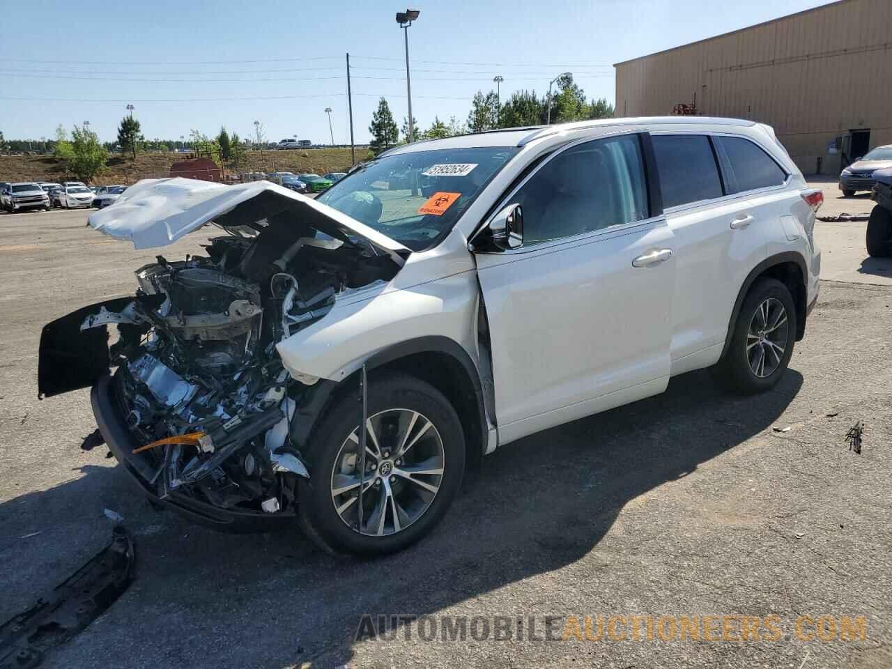 5TDKKRFH5GS505060 TOYOTA HIGHLANDER 2016