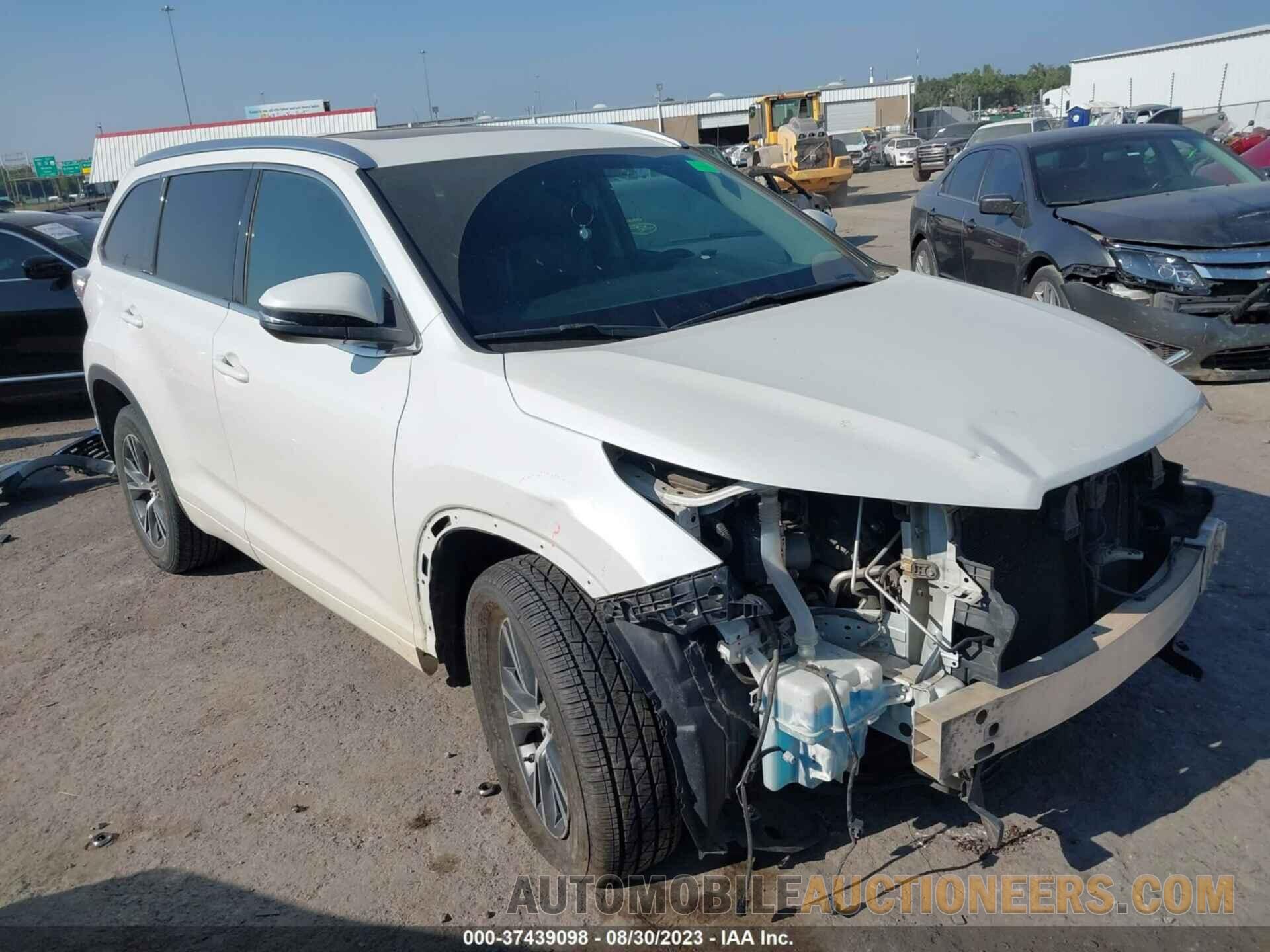 5TDKKRFH5GS506421 TOYOTA HIGHLANDER 2016