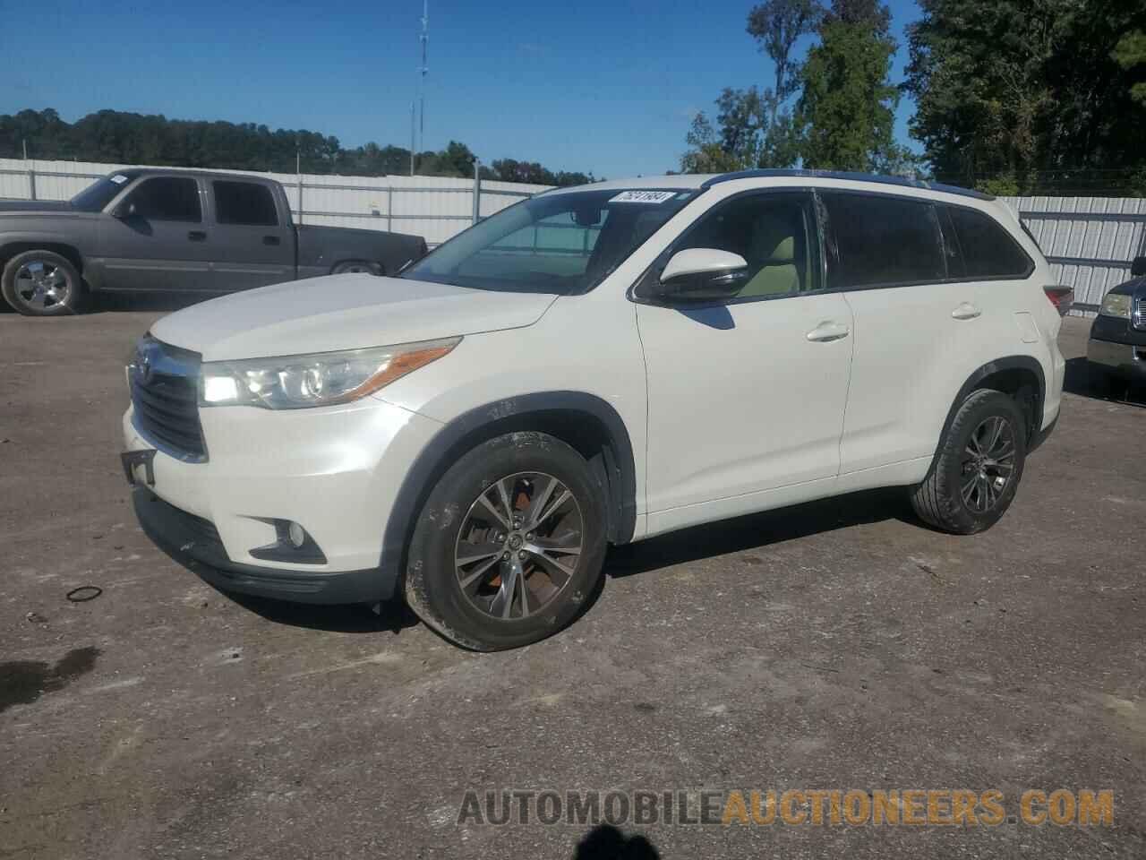 5TDKKRFH5GS507049 TOYOTA HIGHLANDER 2016