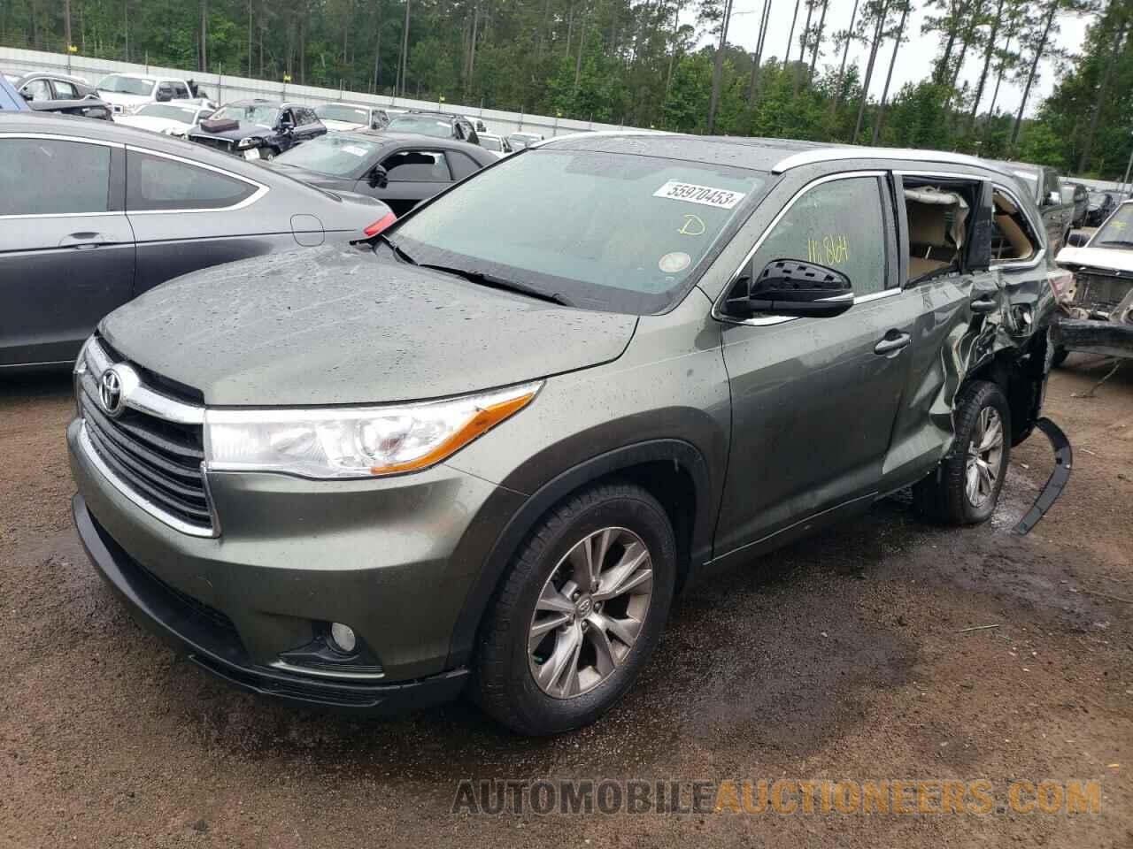 5TDKKRFH6FS040948 TOYOTA HIGHLANDER 2015