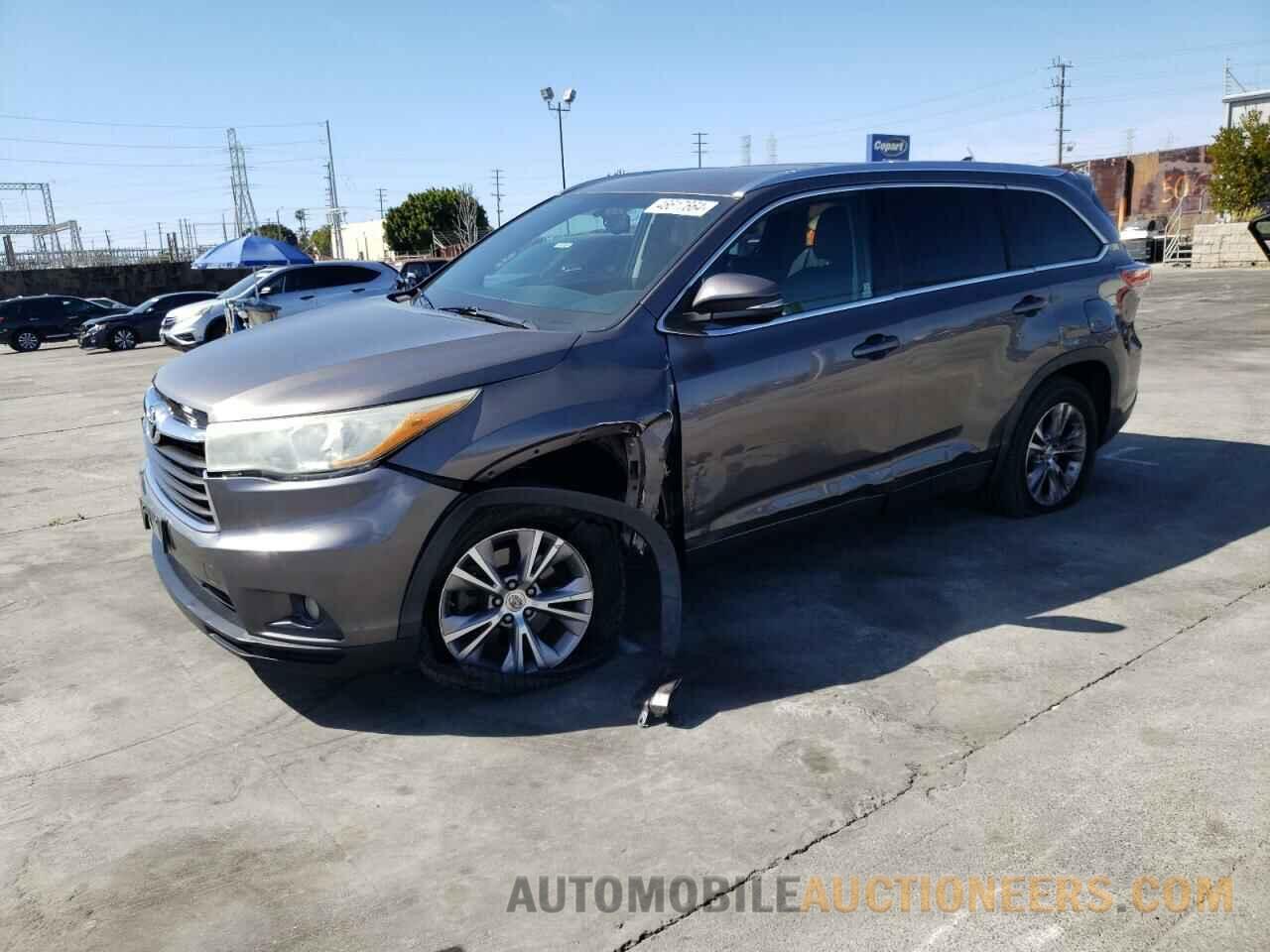 5TDKKRFH6FS050587 TOYOTA HIGHLANDER 2015