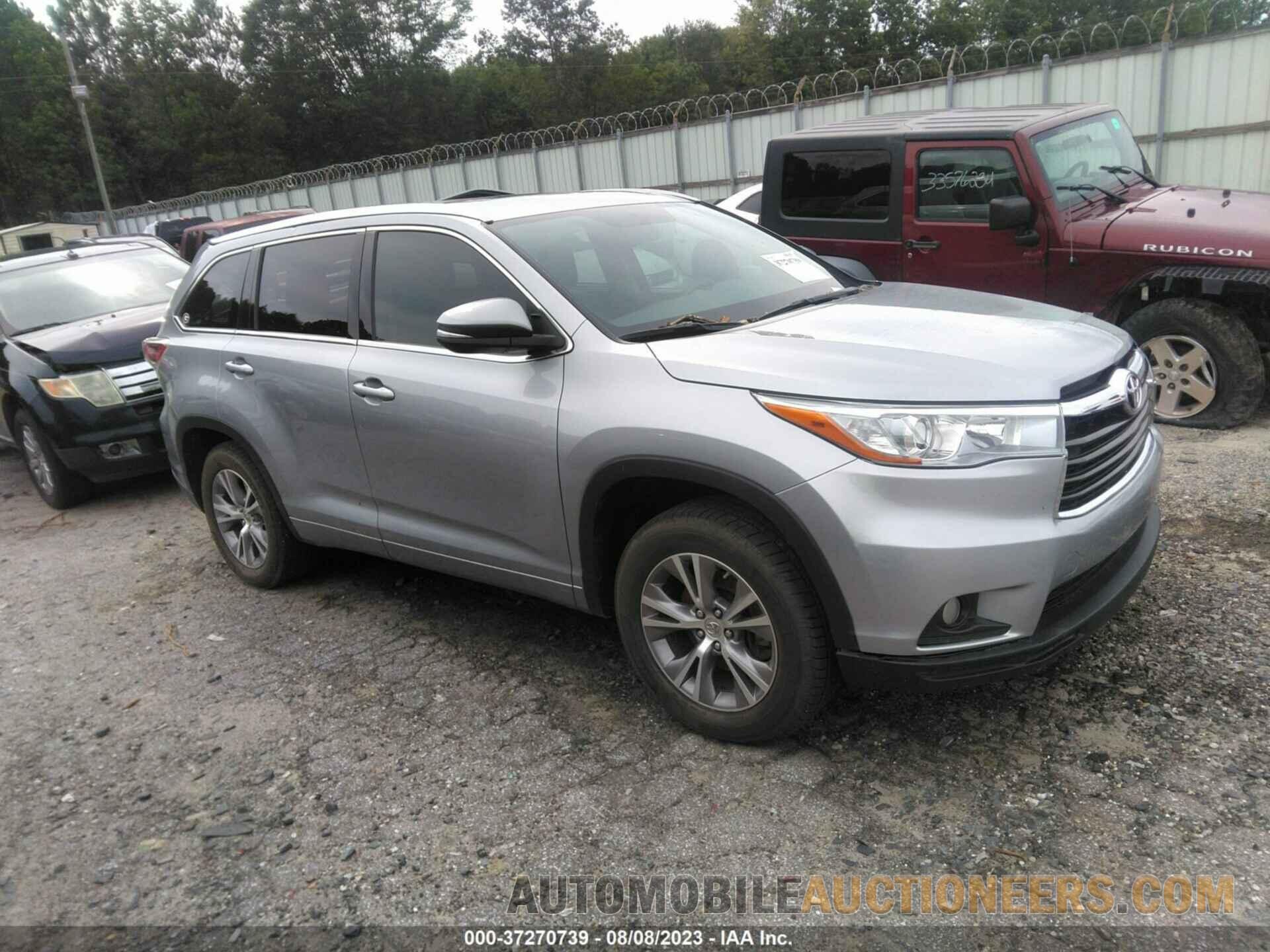 5TDKKRFH6FS054428 TOYOTA HIGHLANDER 2015