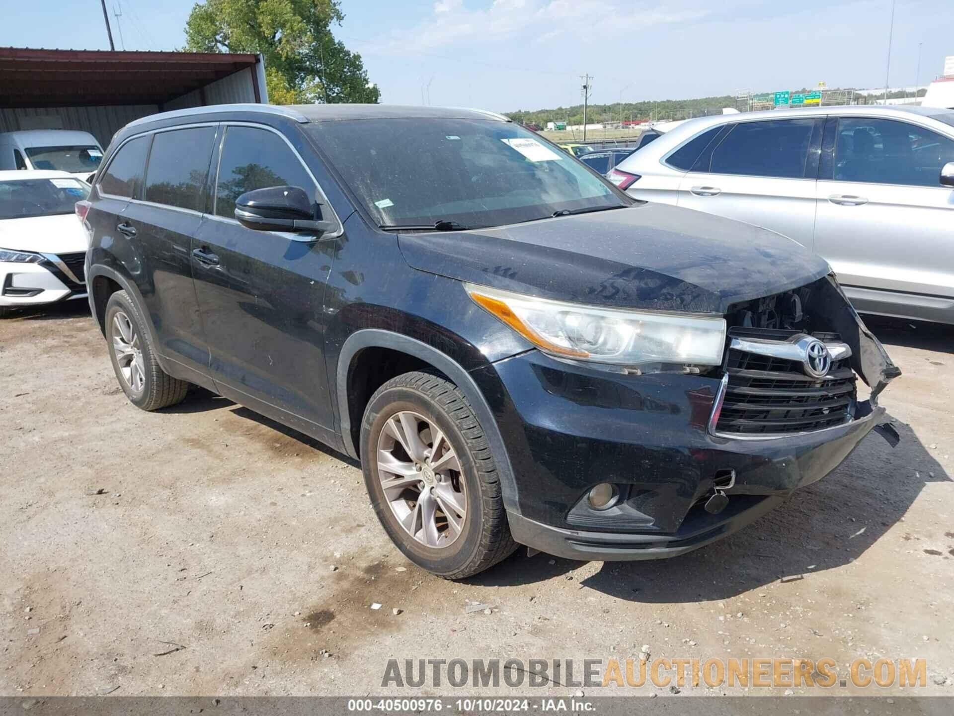 5TDKKRFH6FS055336 TOYOTA HIGHLANDER 2015