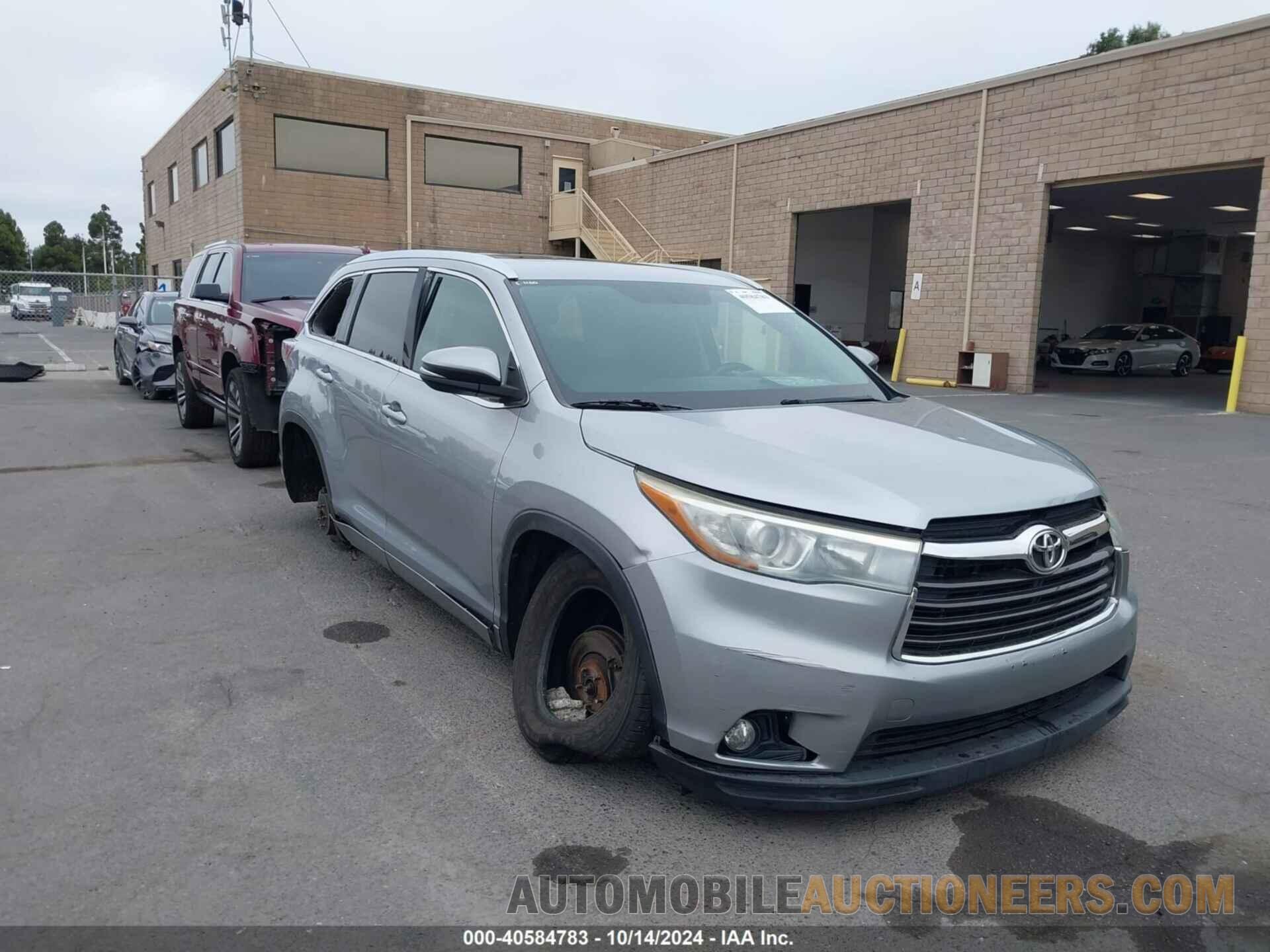 5TDKKRFH6FS065123 TOYOTA HIGHLANDER 2015