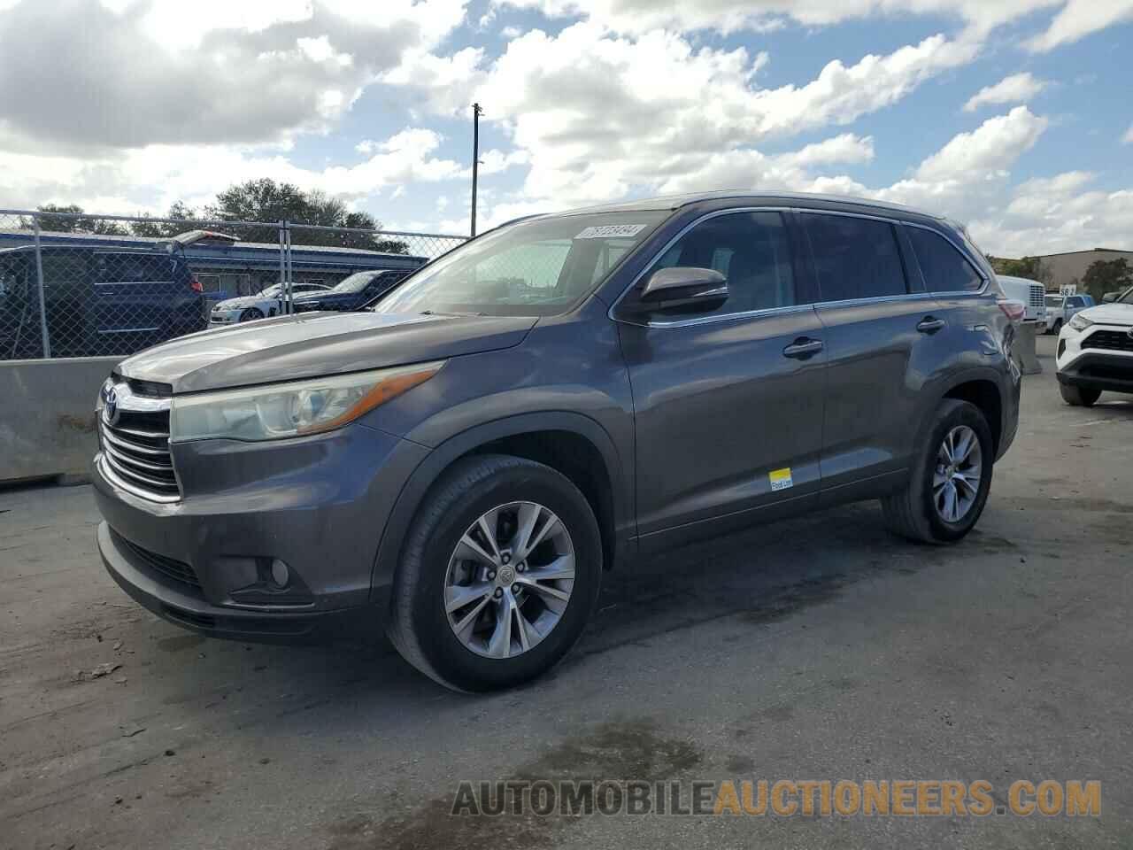 5TDKKRFH6FS071407 TOYOTA HIGHLANDER 2015