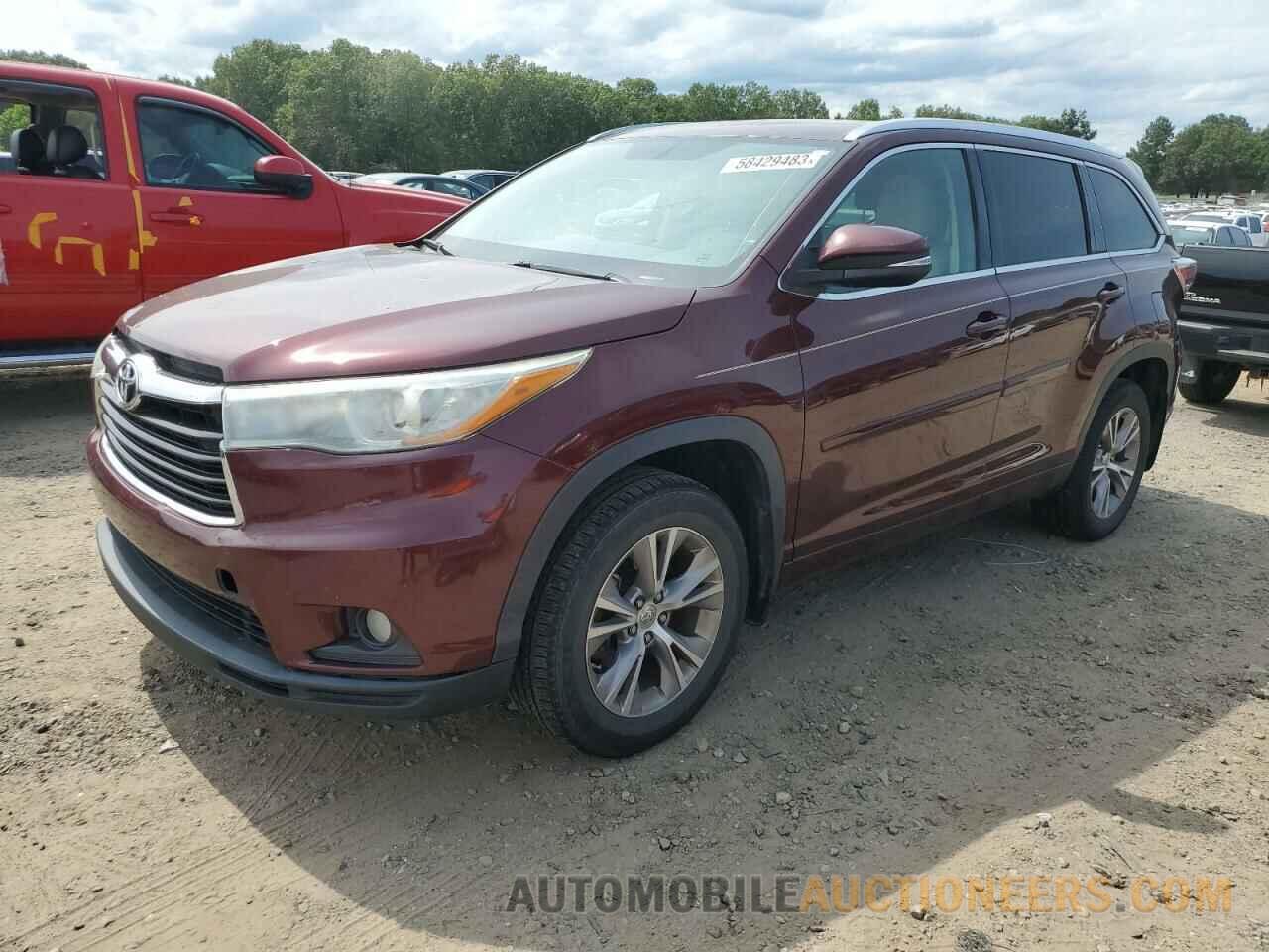 5TDKKRFH6FS089597 TOYOTA HIGHLANDER 2015