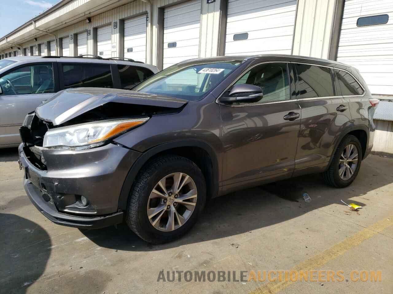 5TDKKRFH6FS092659 TOYOTA HIGHLANDER 2015