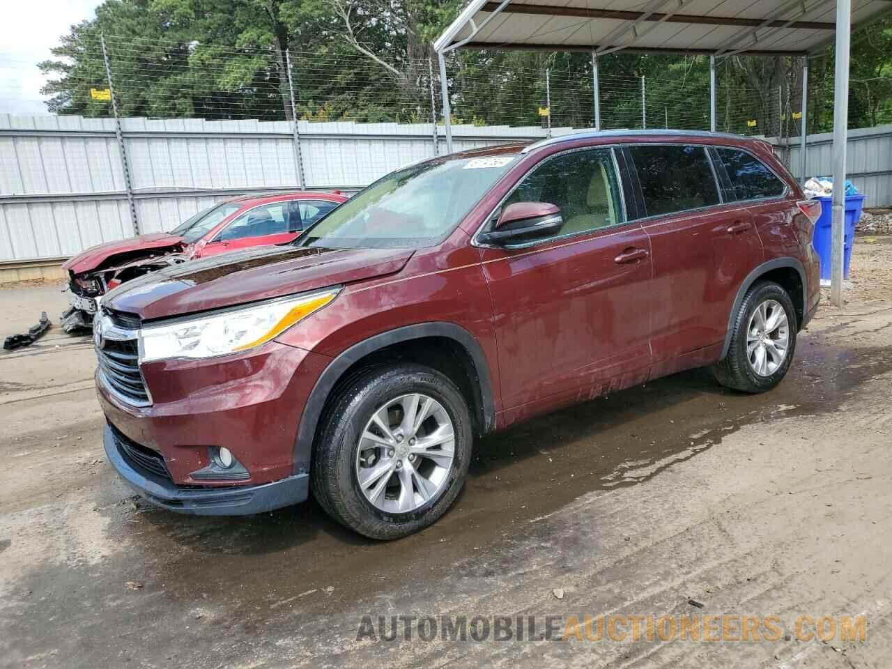 5TDKKRFH6FS093231 TOYOTA HIGHLANDER 2015