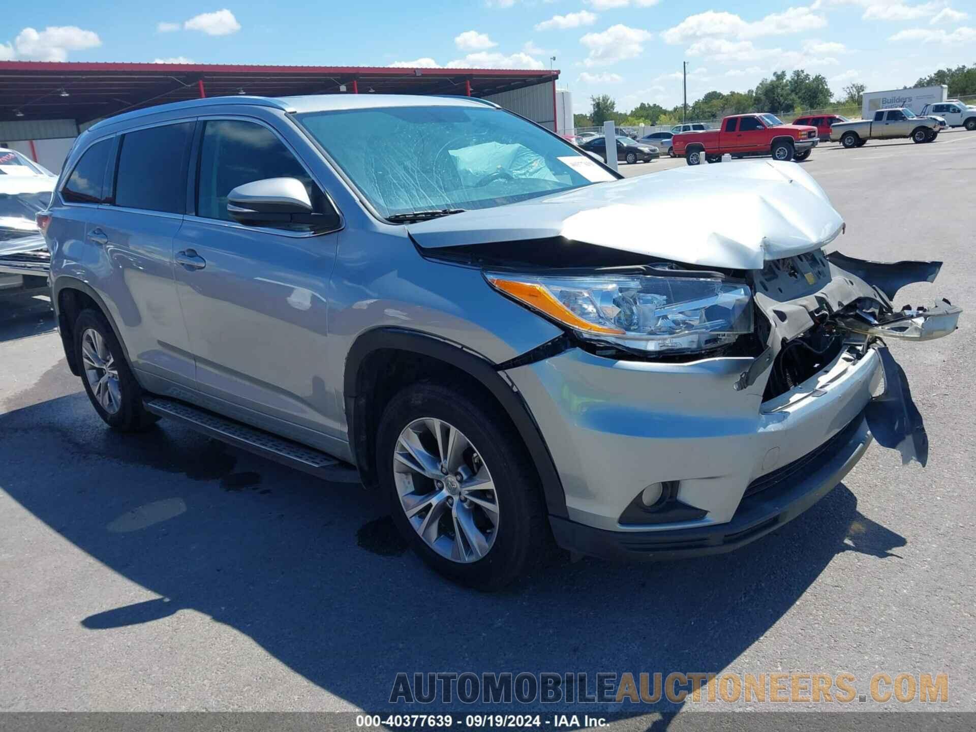 5TDKKRFH6FS096212 TOYOTA HIGHLANDER 2015