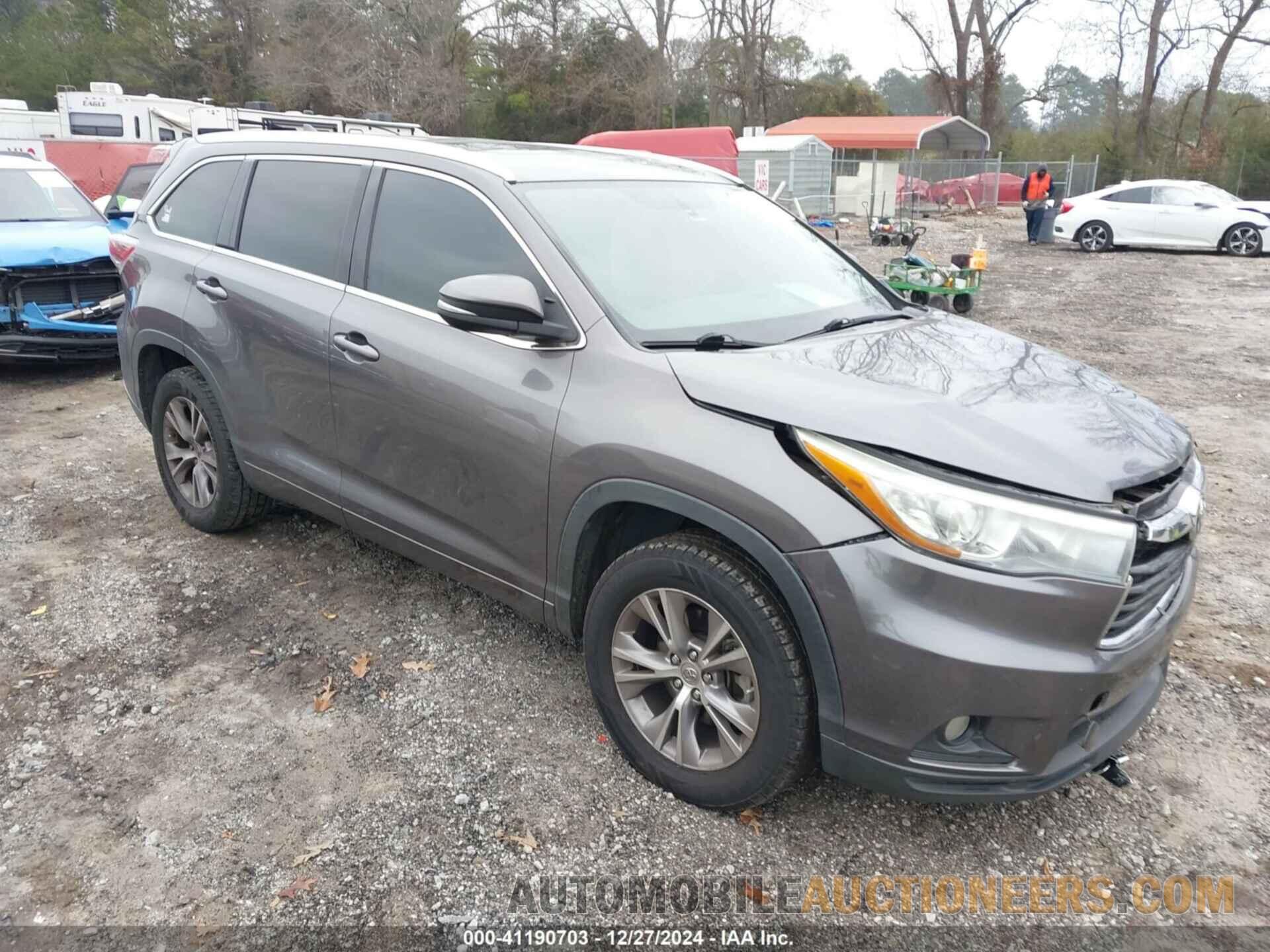 5TDKKRFH6FS098672 TOYOTA HIGHLANDER 2015