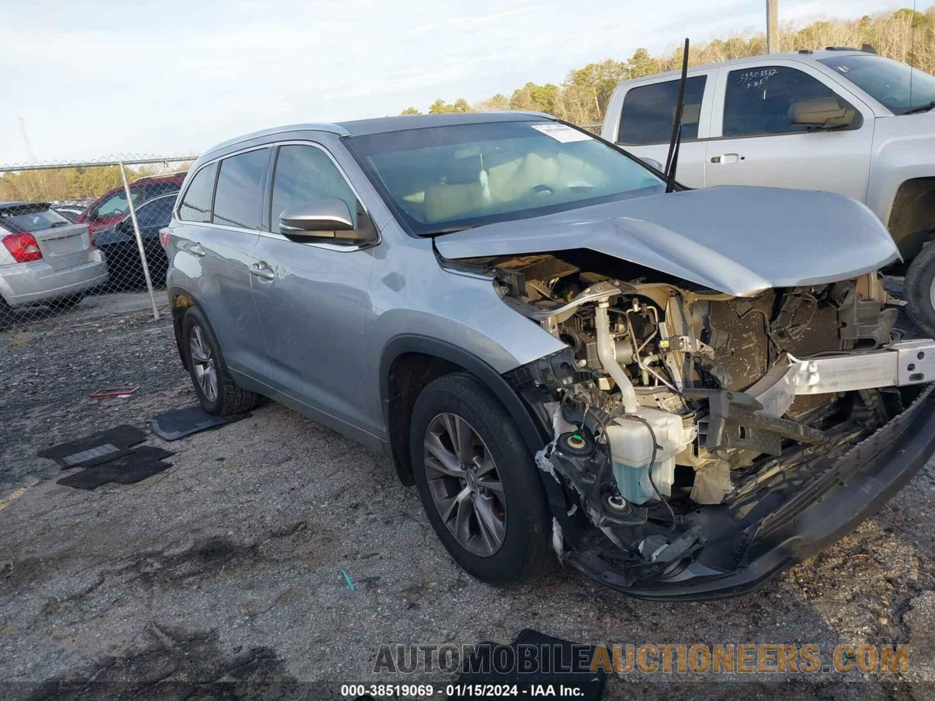 5TDKKRFH6FS106771 TOYOTA HIGHLANDER 2015