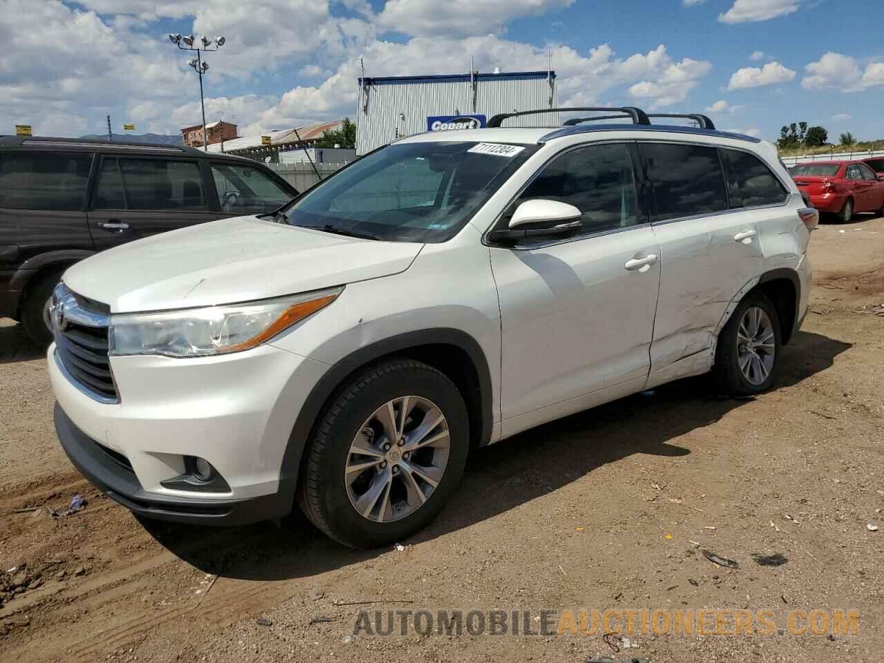 5TDKKRFH6FS117768 TOYOTA HIGHLANDER 2015