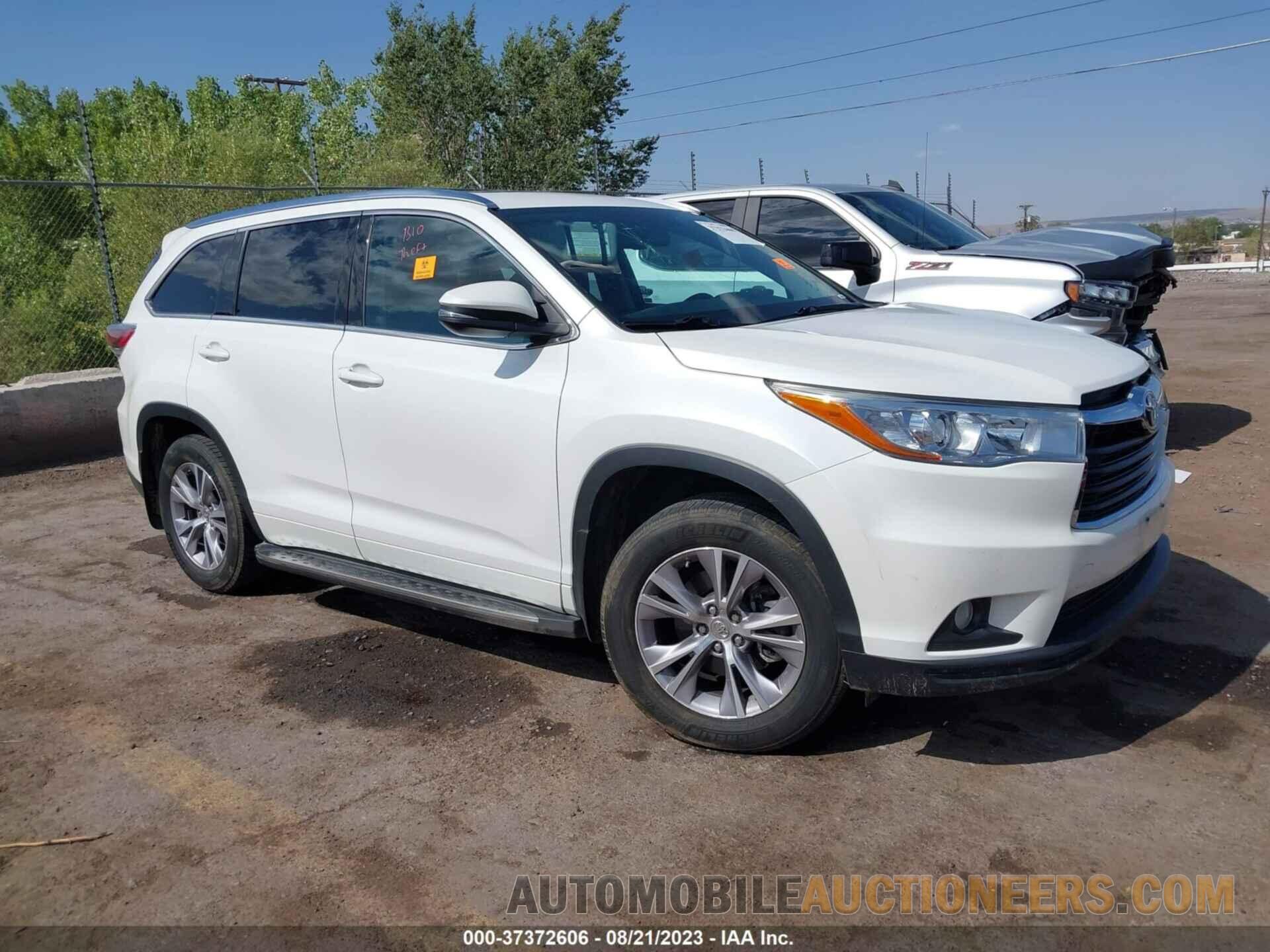 5TDKKRFH6FS118189 TOYOTA HIGHLANDER 2015