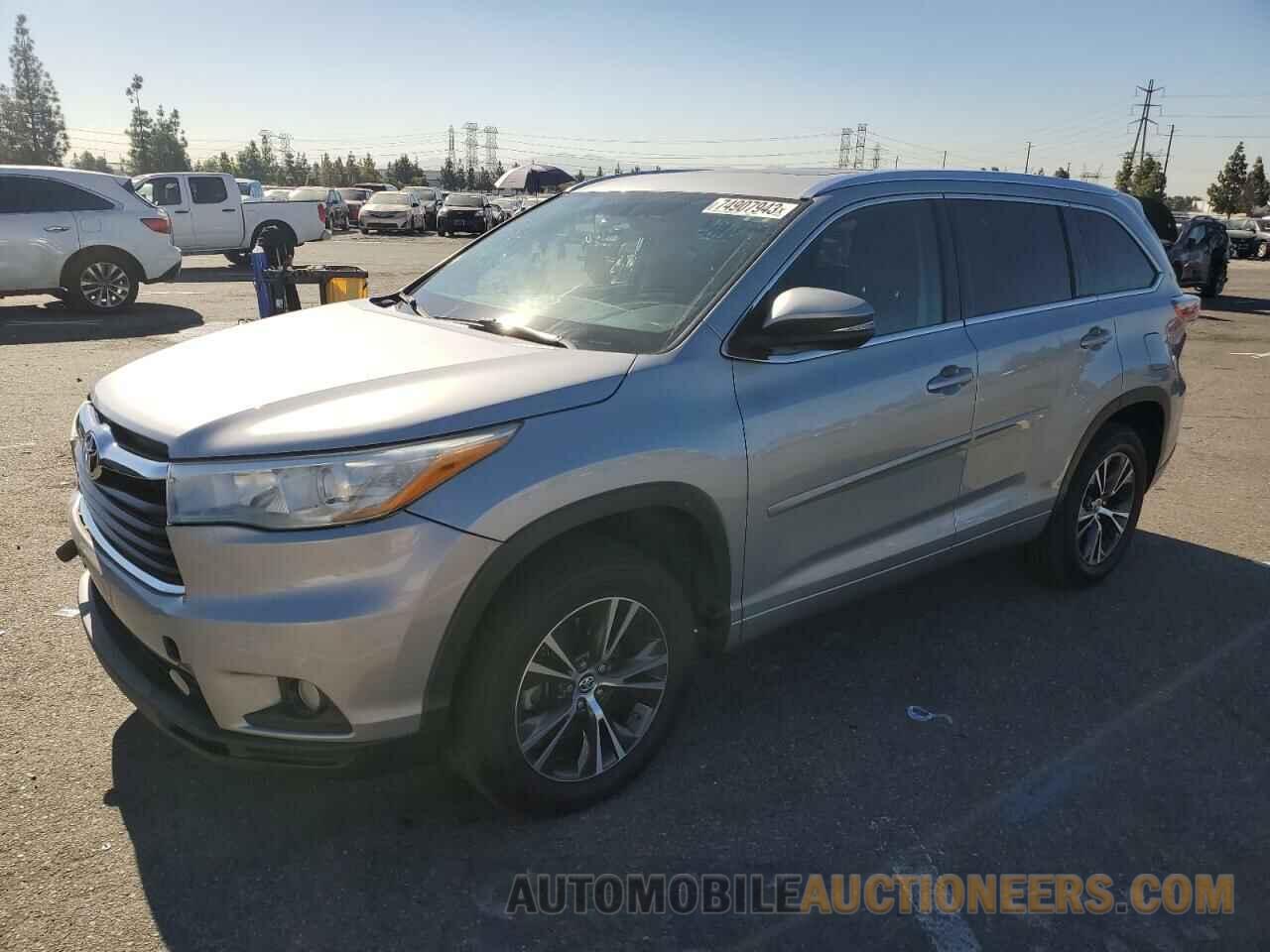 5TDKKRFH6GS127718 TOYOTA HIGHLANDER 2016