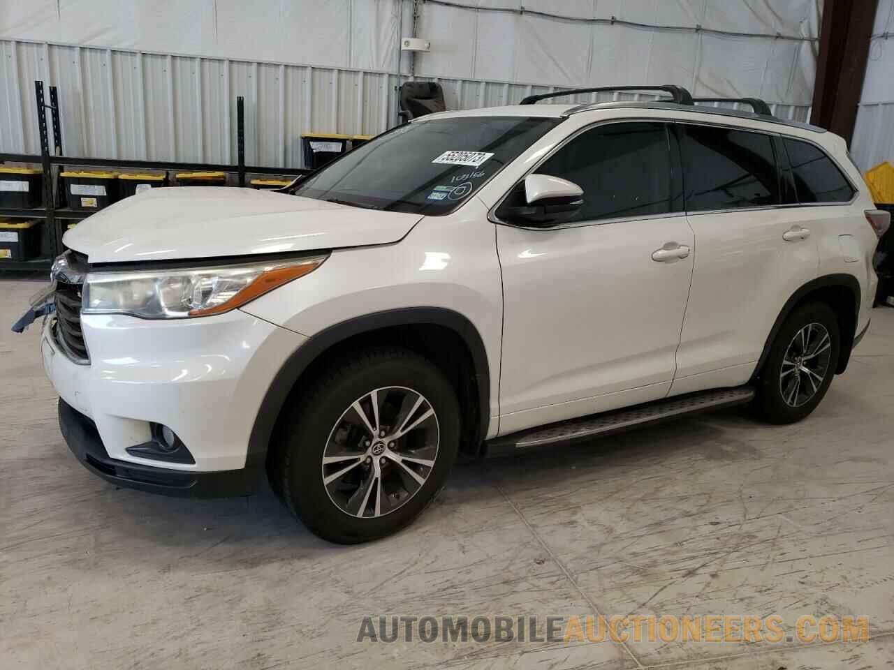 5TDKKRFH6GS134538 TOYOTA HIGHLANDER 2016