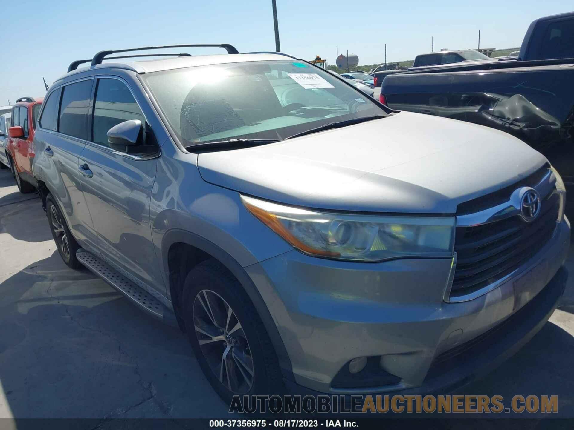 5TDKKRFH6GS142591 TOYOTA HIGHLANDER 2016