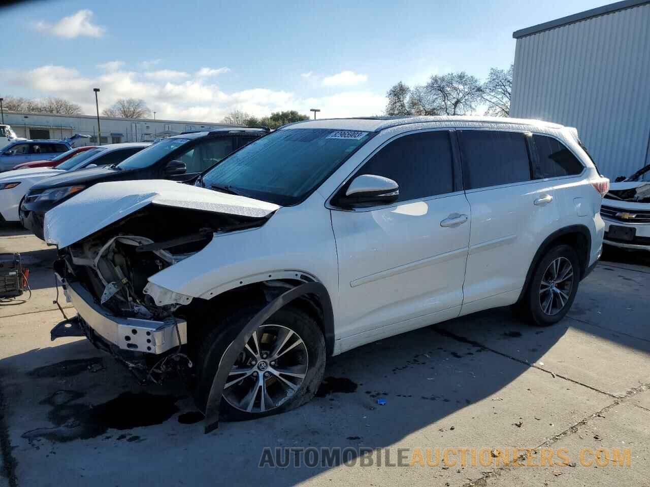 5TDKKRFH6GS143952 TOYOTA HIGHLANDER 2016