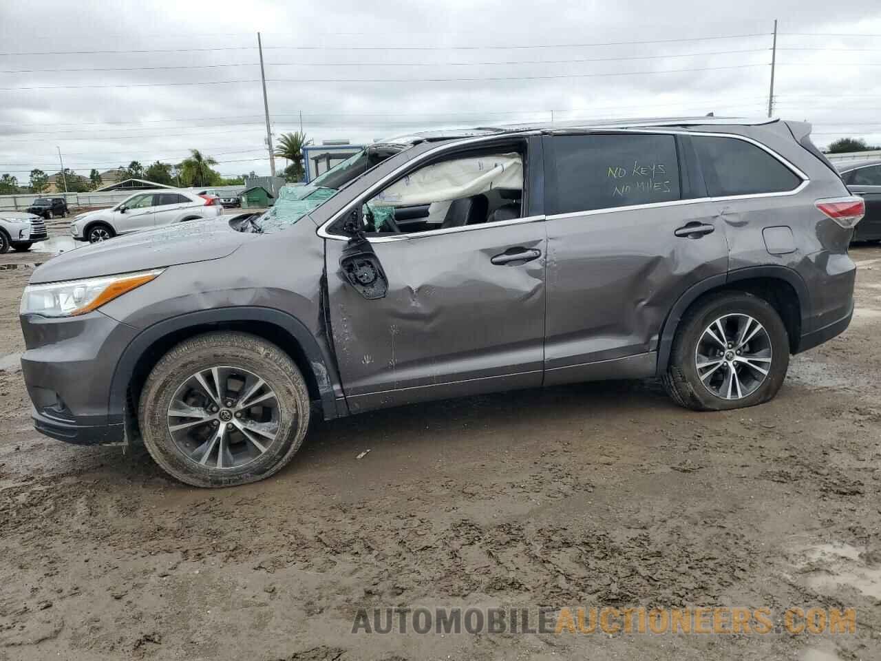 5TDKKRFH6GS144051 TOYOTA HIGHLANDER 2016