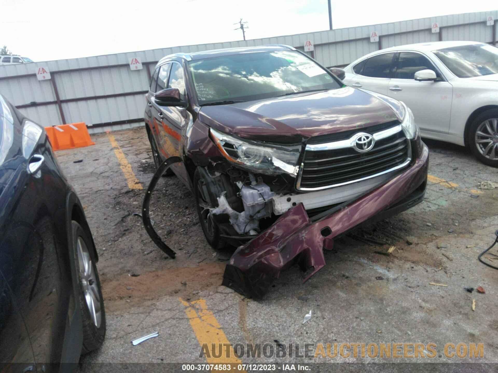 5TDKKRFH6GS145667 TOYOTA HIGHLANDER 2016