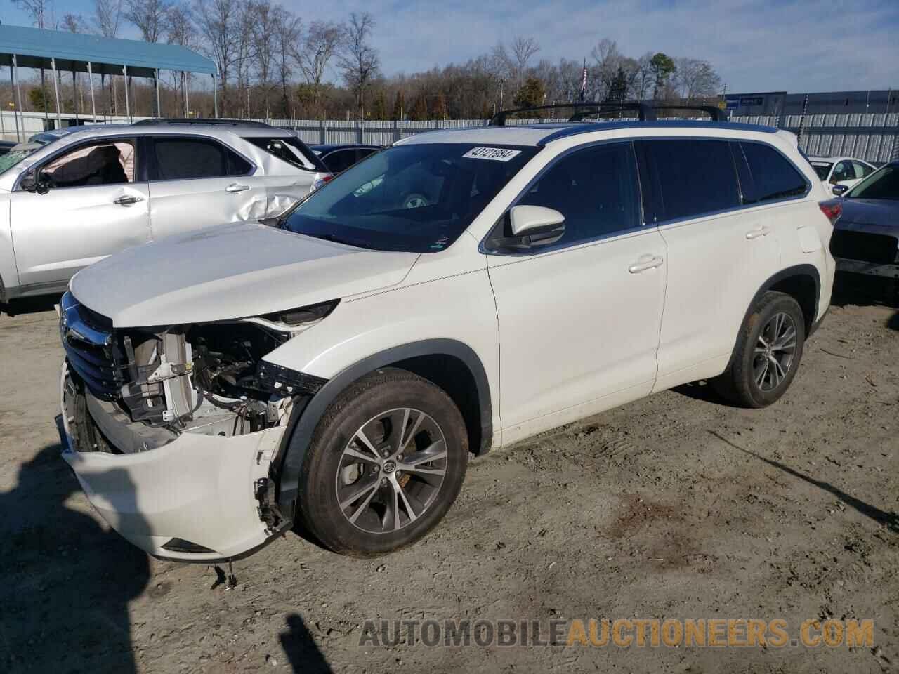 5TDKKRFH6GS161657 TOYOTA HIGHLANDER 2016