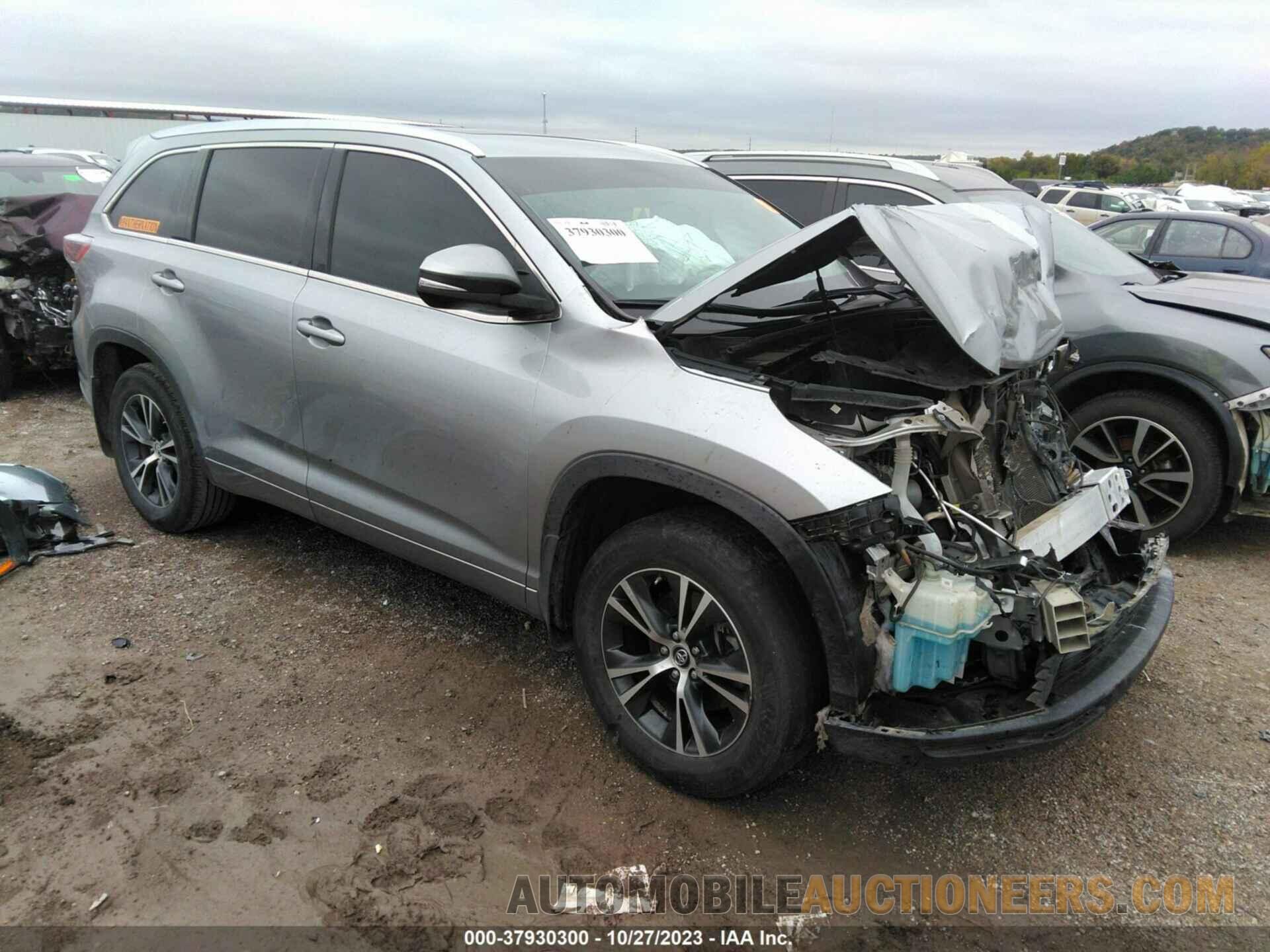 5TDKKRFH6GS161755 TOYOTA HIGHLANDER 2016