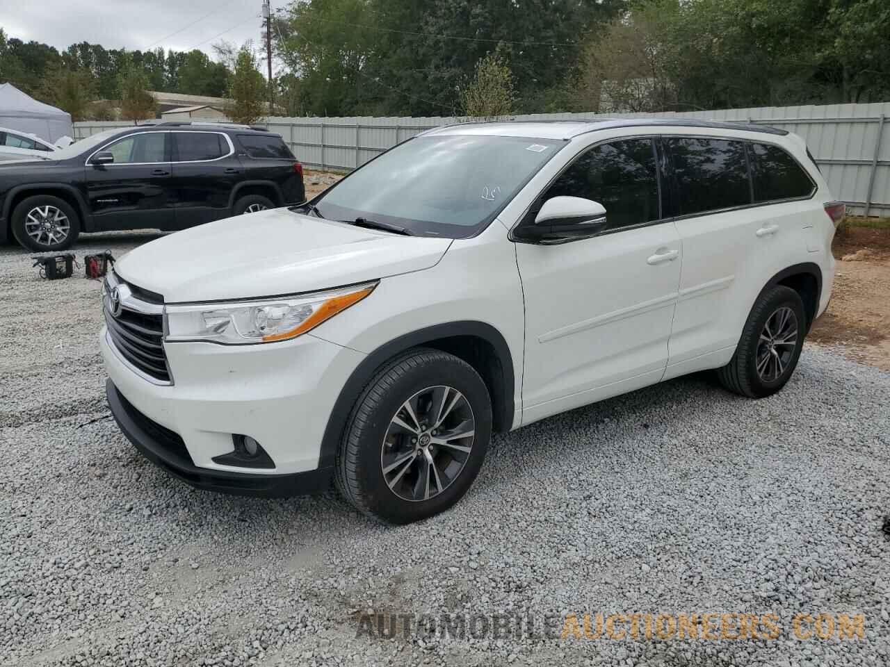 5TDKKRFH6GS161786 TOYOTA HIGHLANDER 2016