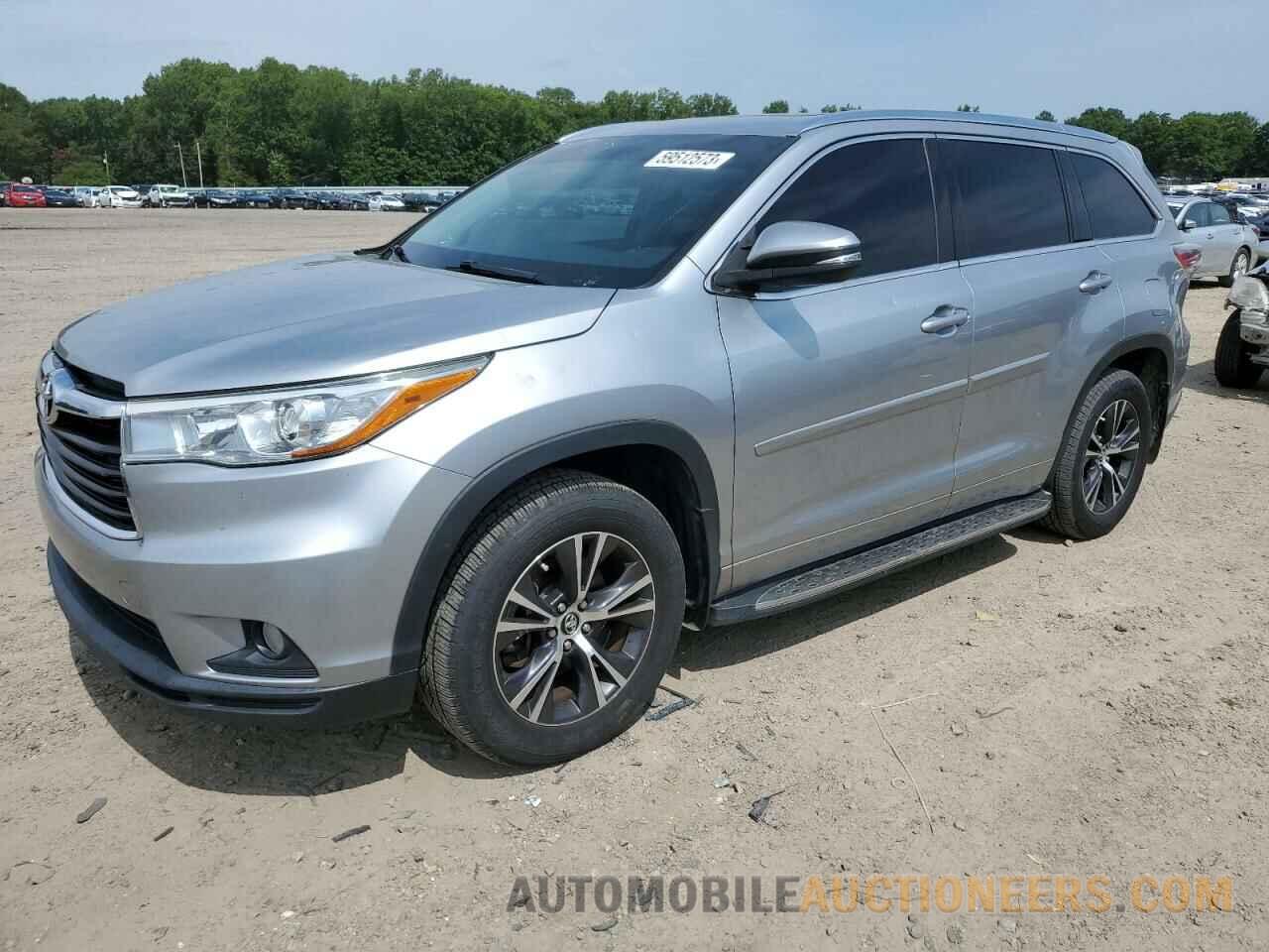 5TDKKRFH6GS163747 TOYOTA HIGHLANDER 2016