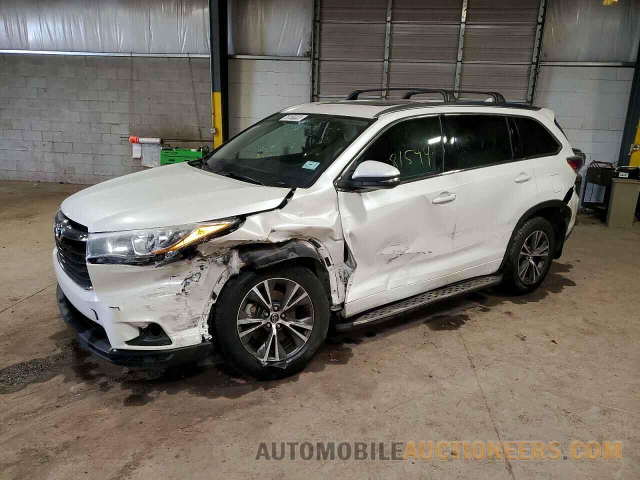 5TDKKRFH6GS182881 TOYOTA HIGHLANDER 2016