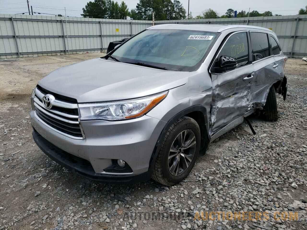 5TDKKRFH6GS503530 TOYOTA HIGHLANDER 2016