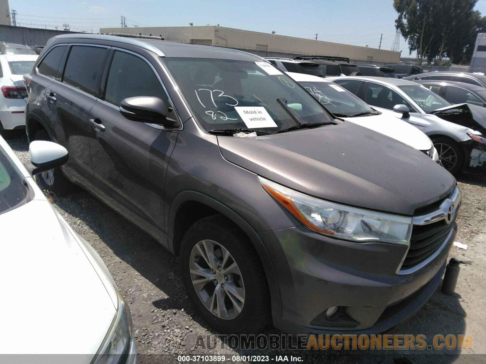 5TDKKRFH7FS041168 TOYOTA HIGHLANDER 2015