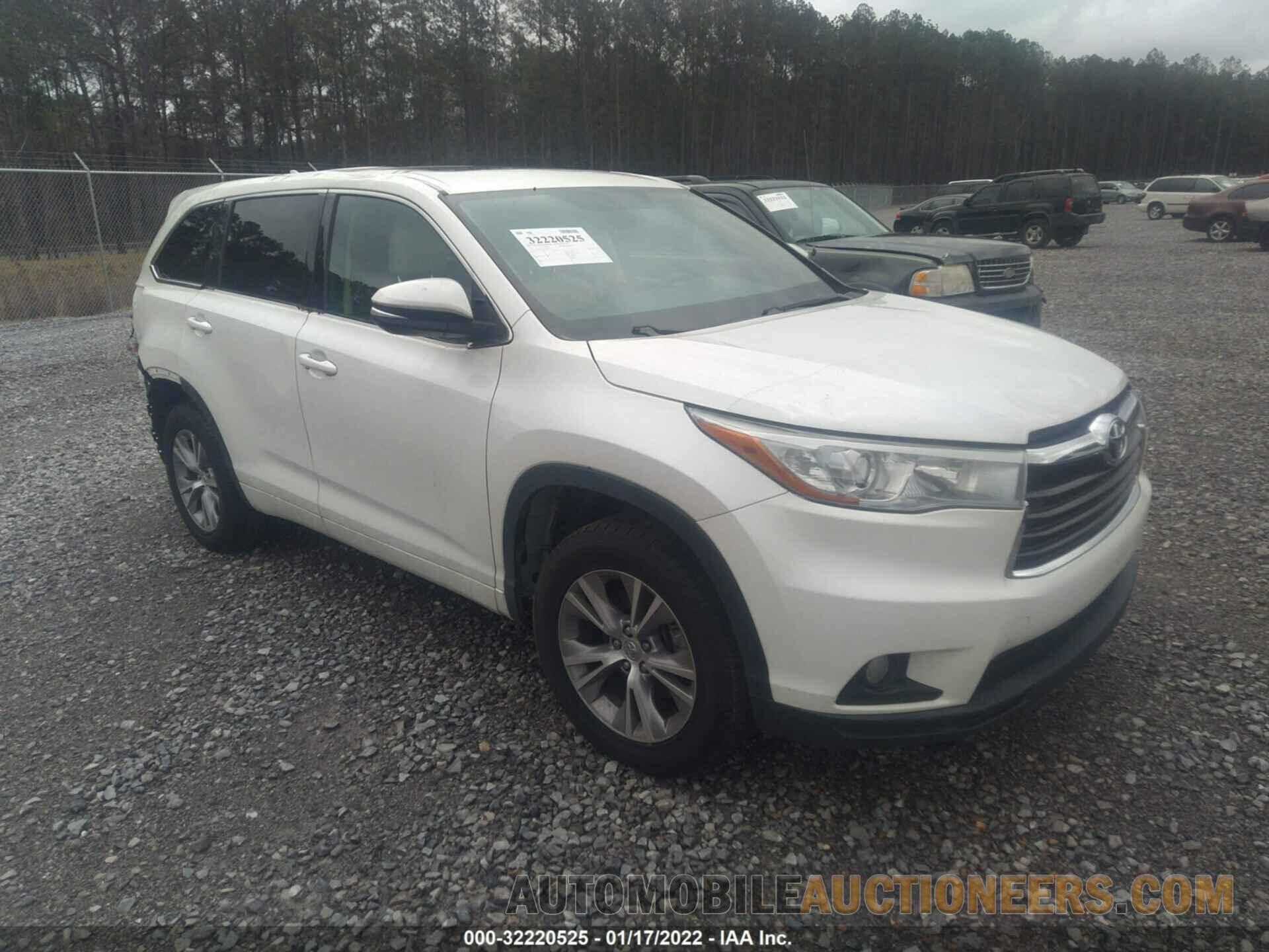 5TDKKRFH7FS044538 TOYOTA HIGHLANDER 2015