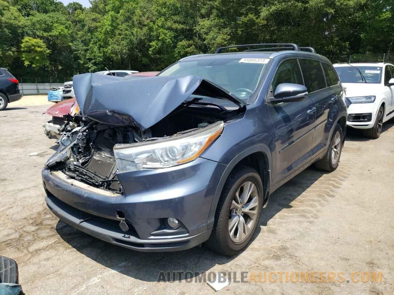 5TDKKRFH7FS054048 TOYOTA HIGHLANDER 2015