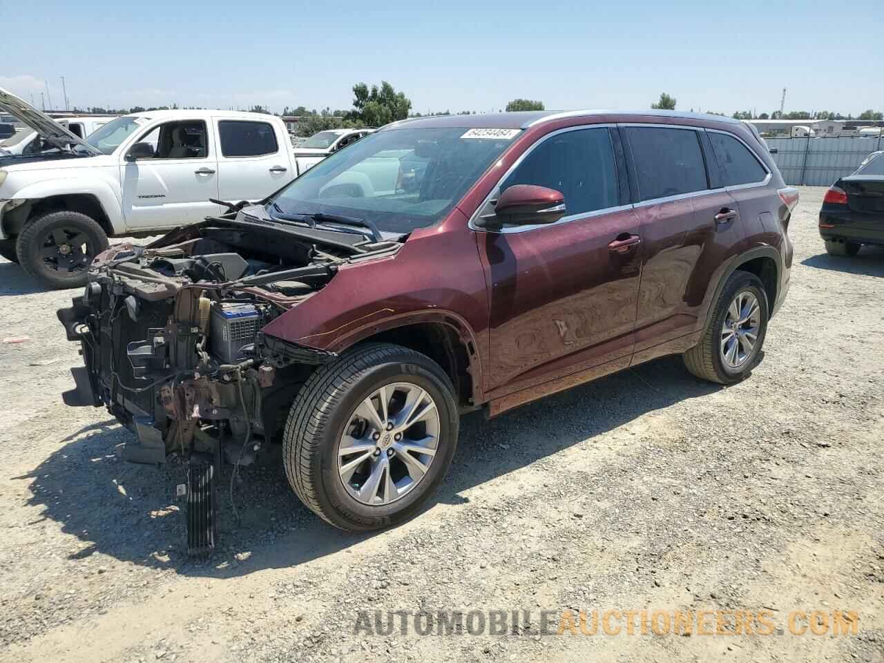 5TDKKRFH7FS057726 TOYOTA HIGHLANDER 2015