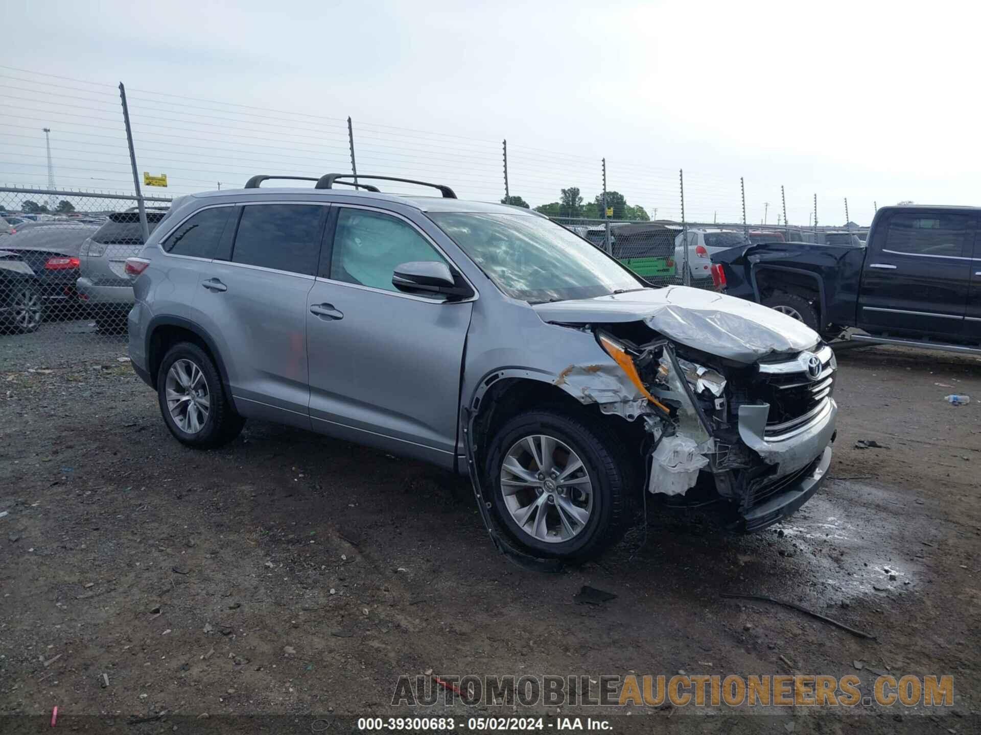 5TDKKRFH7FS068905 TOYOTA HIGHLANDER 2015