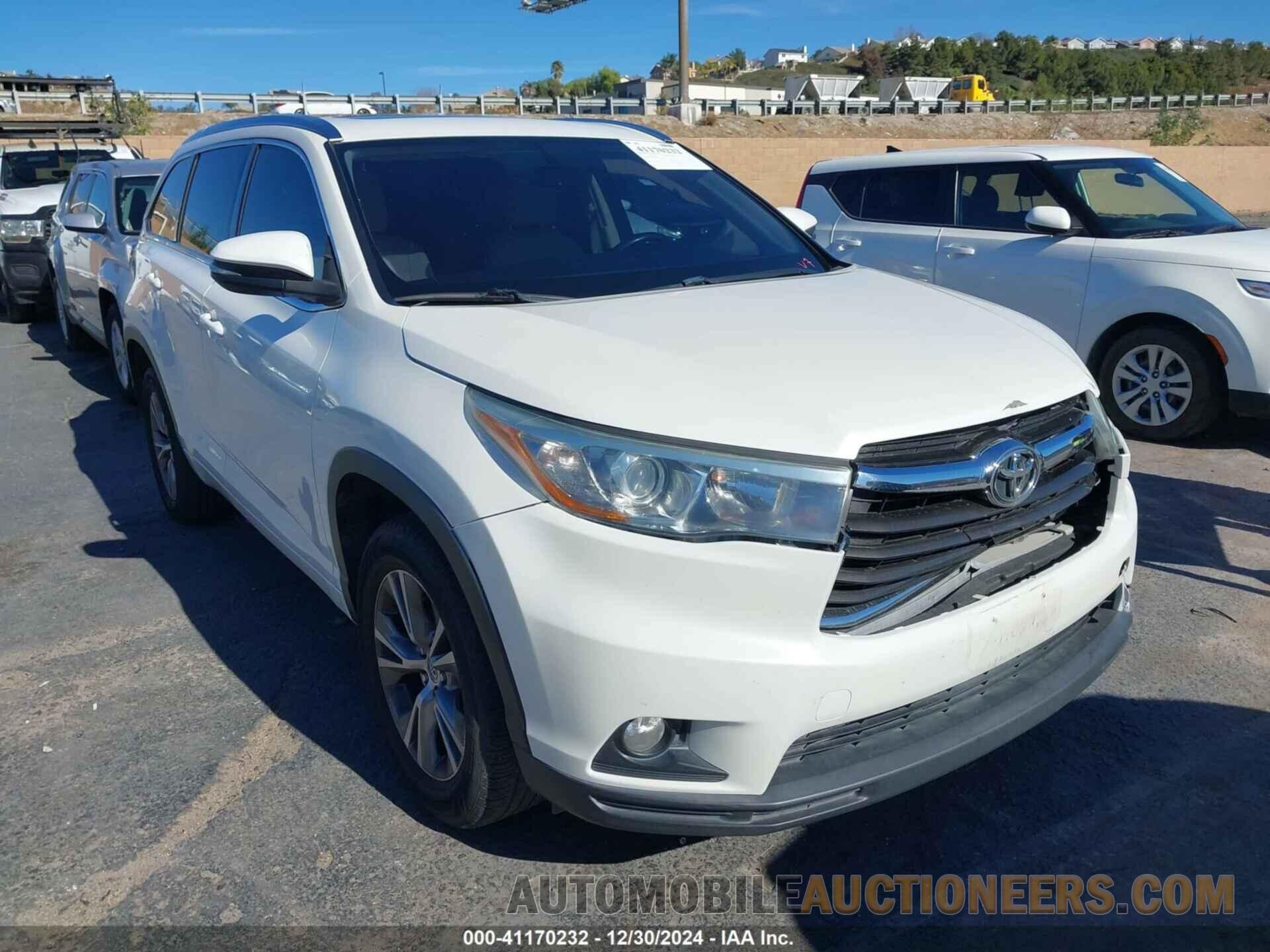 5TDKKRFH7FS080181 TOYOTA HIGHLANDER 2015