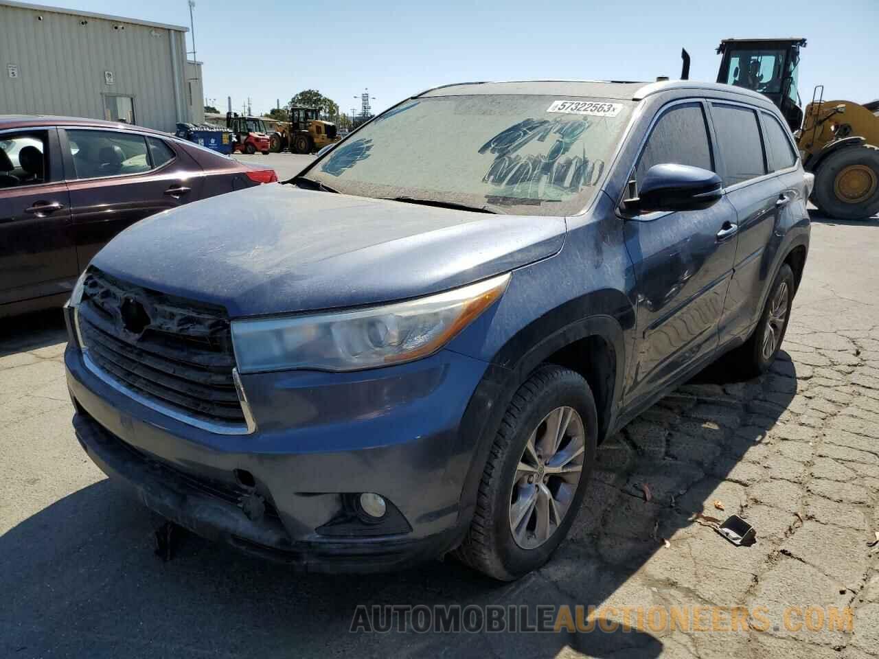 5TDKKRFH7FS086580 TOYOTA HIGHLANDER 2015