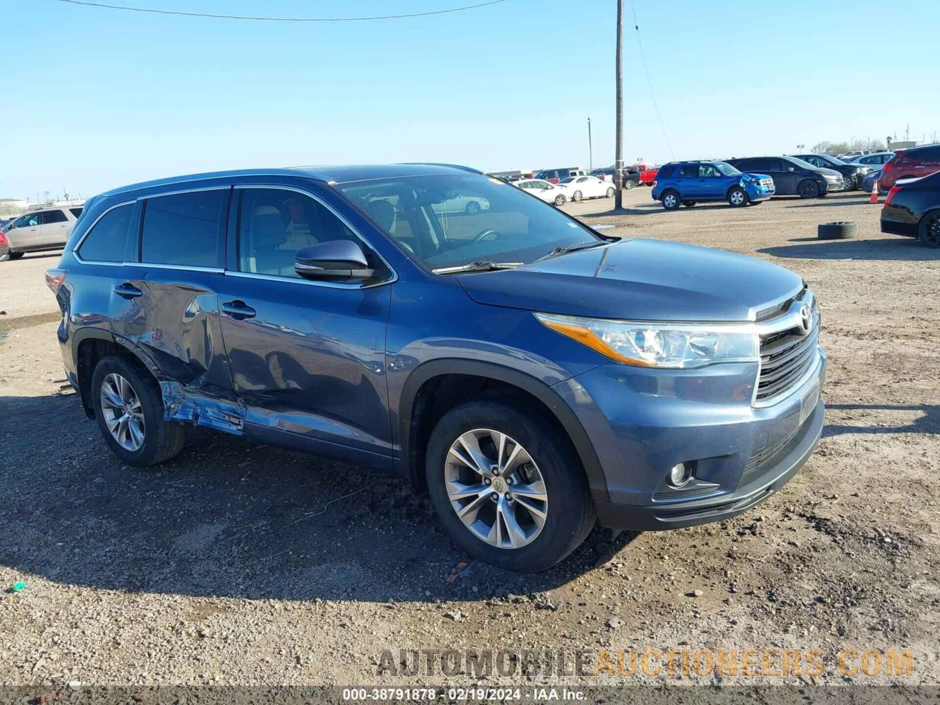 5TDKKRFH7FS095702 TOYOTA HIGHLANDER 2015