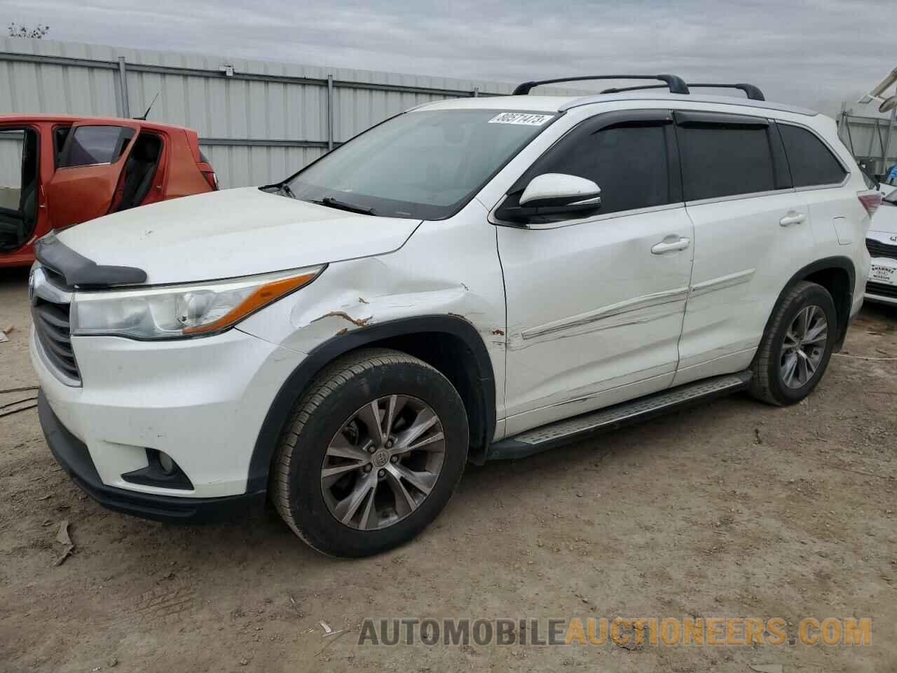 5TDKKRFH7FS098423 TOYOTA HIGHLANDER 2015