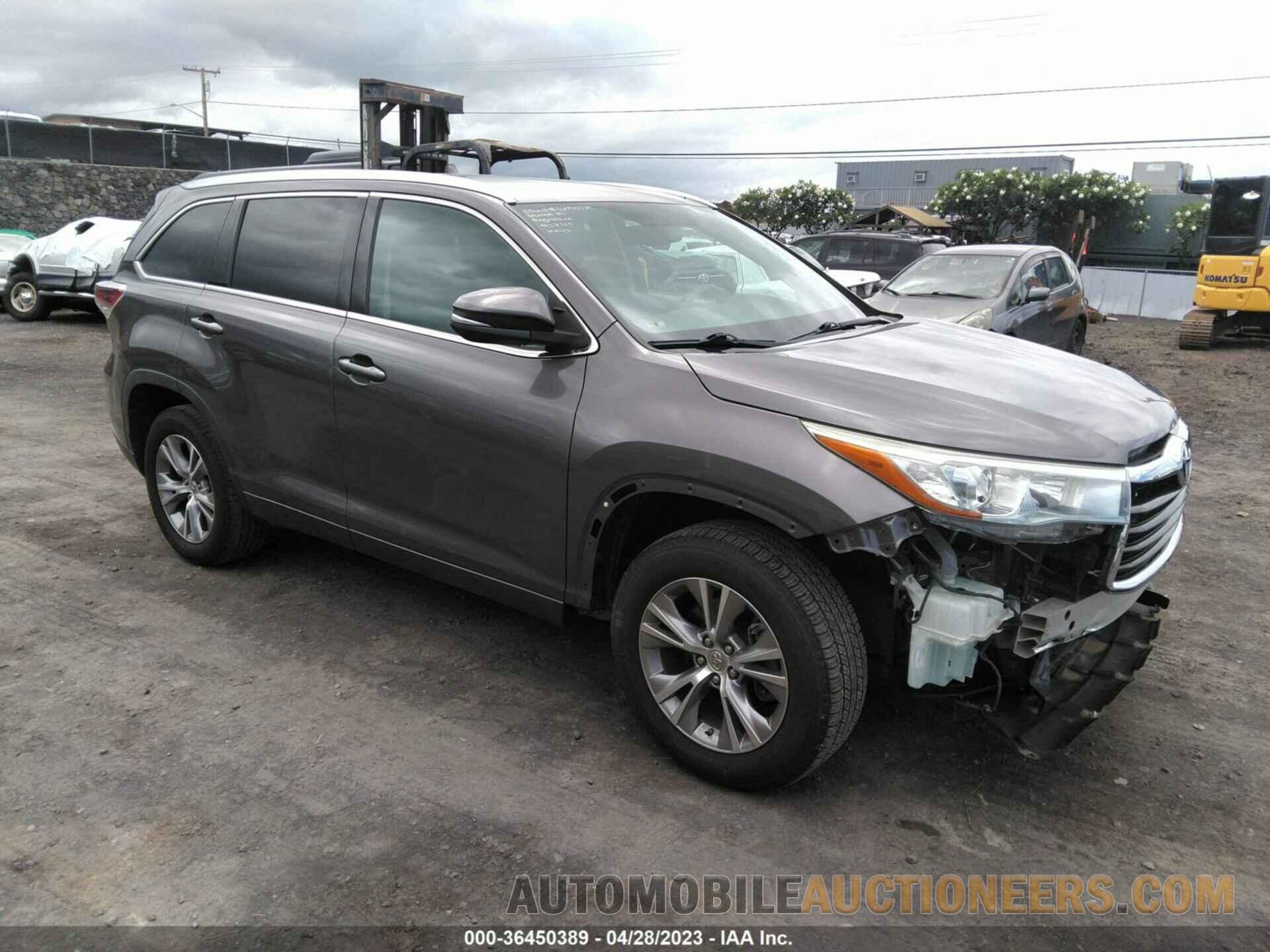 5TDKKRFH7FS100770 TOYOTA HIGHLANDER 2015